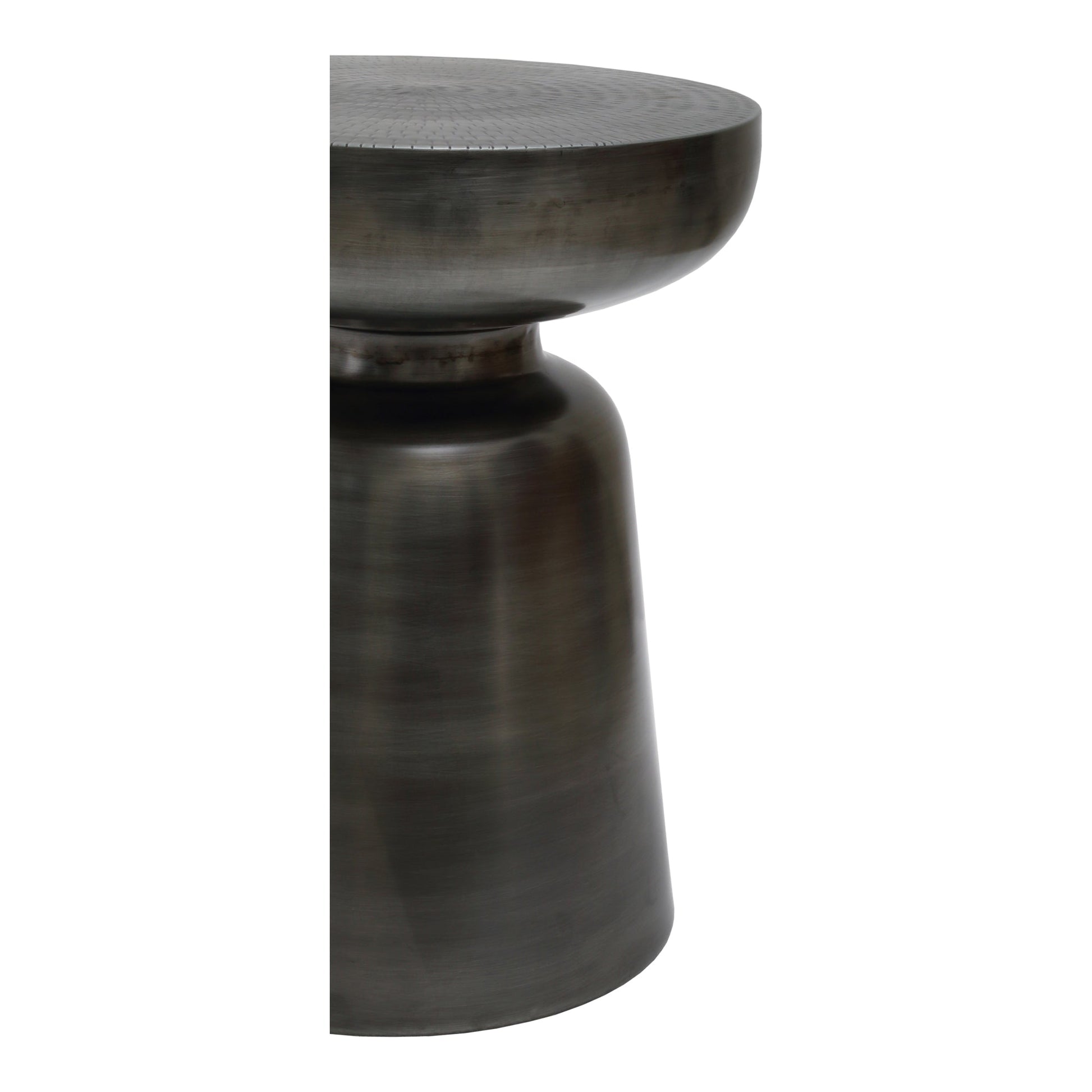 Arthur Antique Nickel Accent Table - Ornate Home