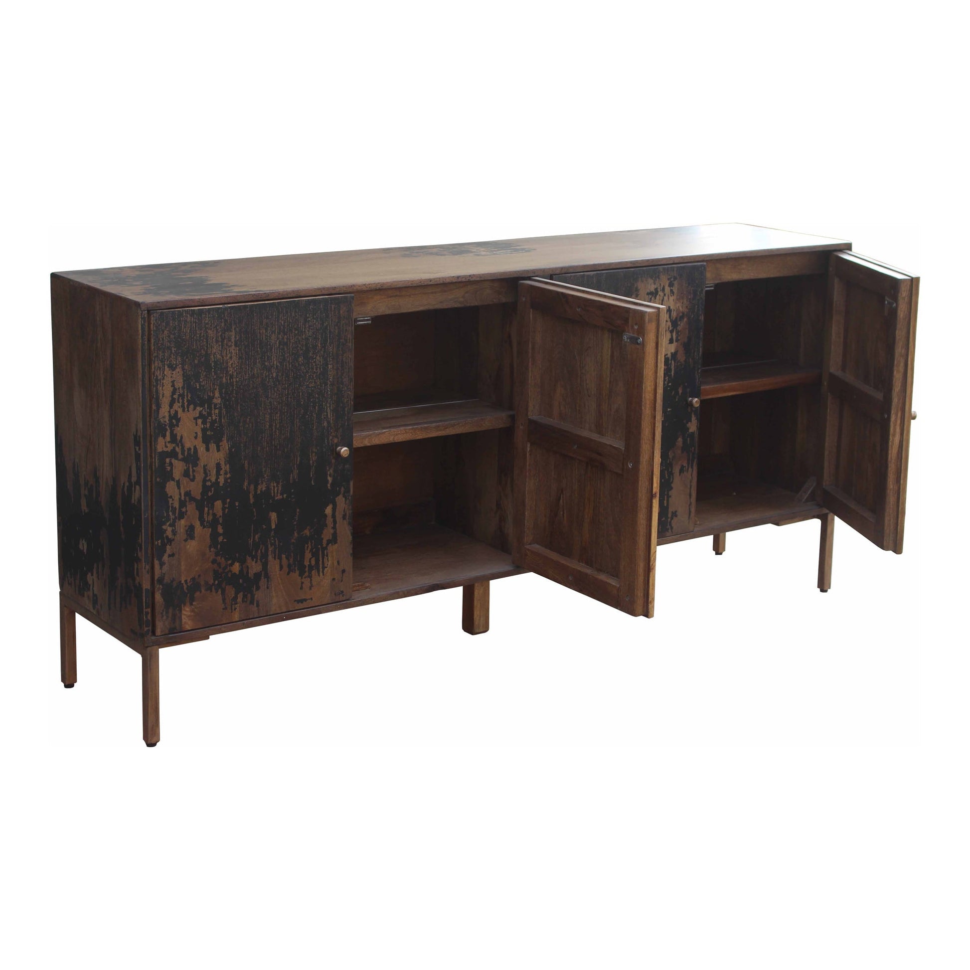 Artists Black Large Sideboard - Ornate Home