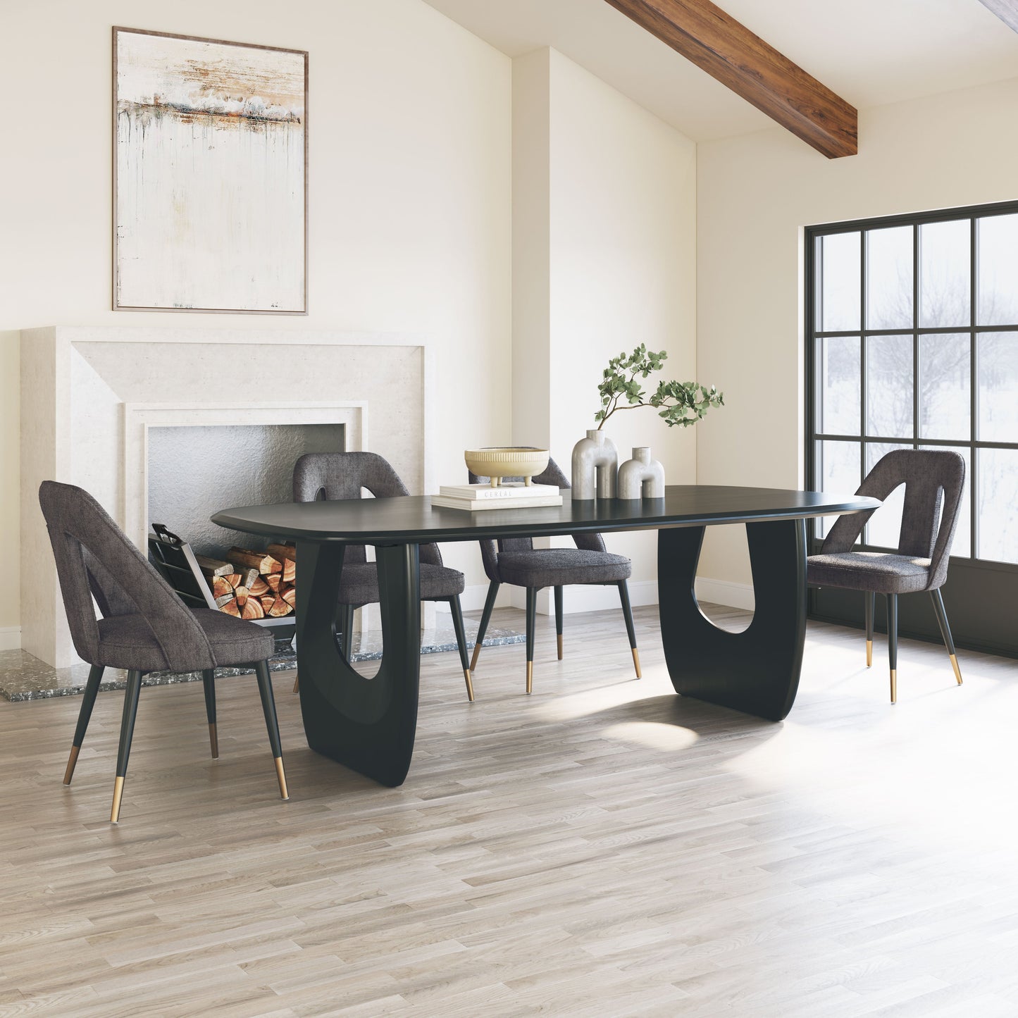 Artus Gray Dining Chair - Ornate Home