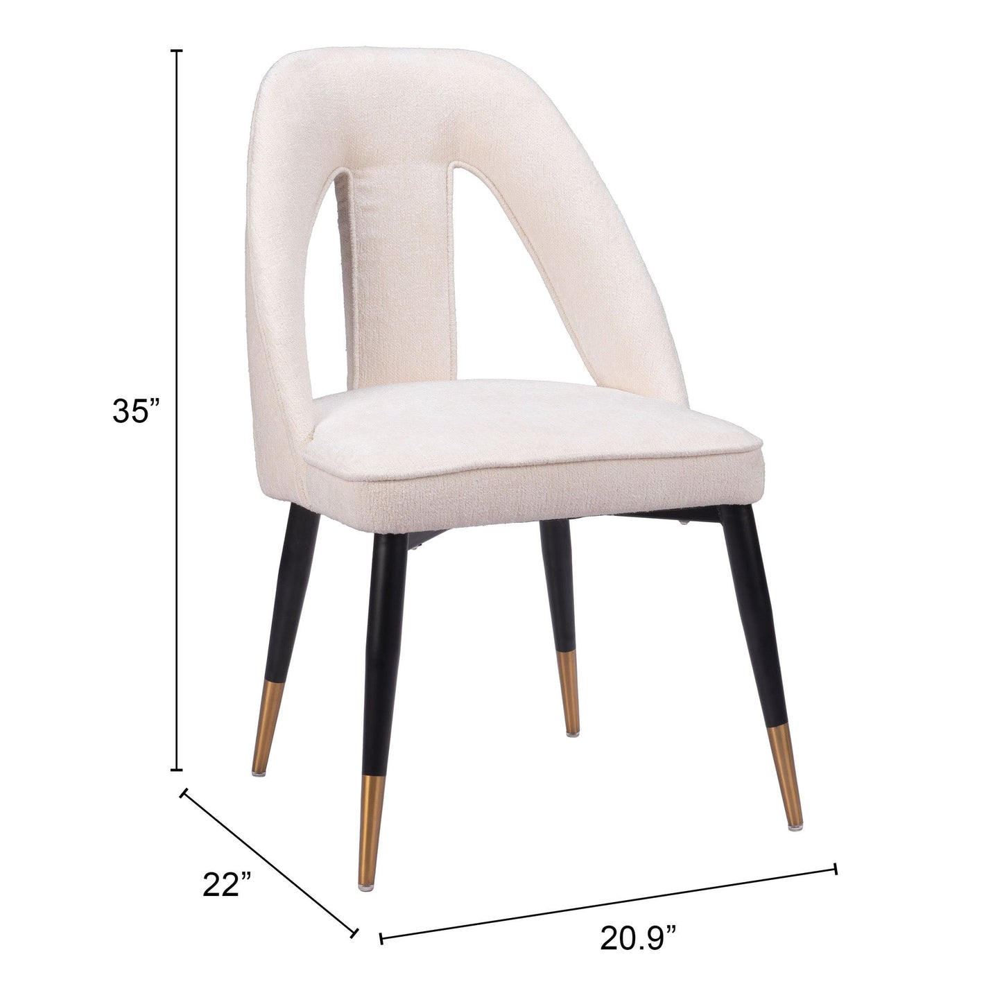 Artus Ivory Dining Chair - Ornate Home