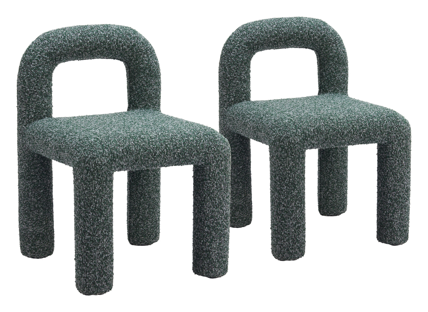 Arum Snowy Green Dining Chair (Set of 2) - Ornate Home