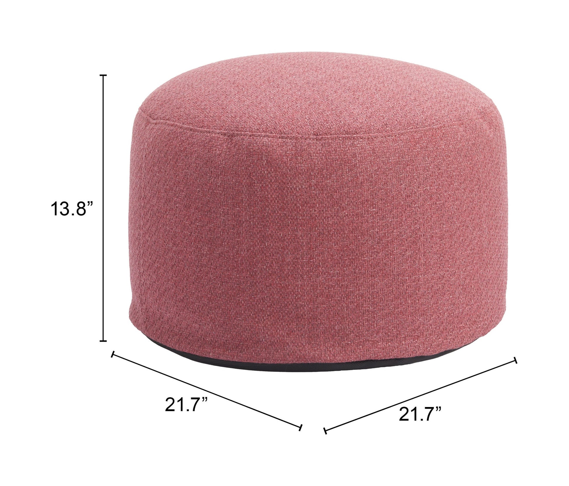 Aruz Red Outdoor Ottoman - Ornate Home
