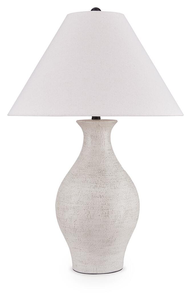 Ashbend Antique White Table Lamp- Viva Furn
