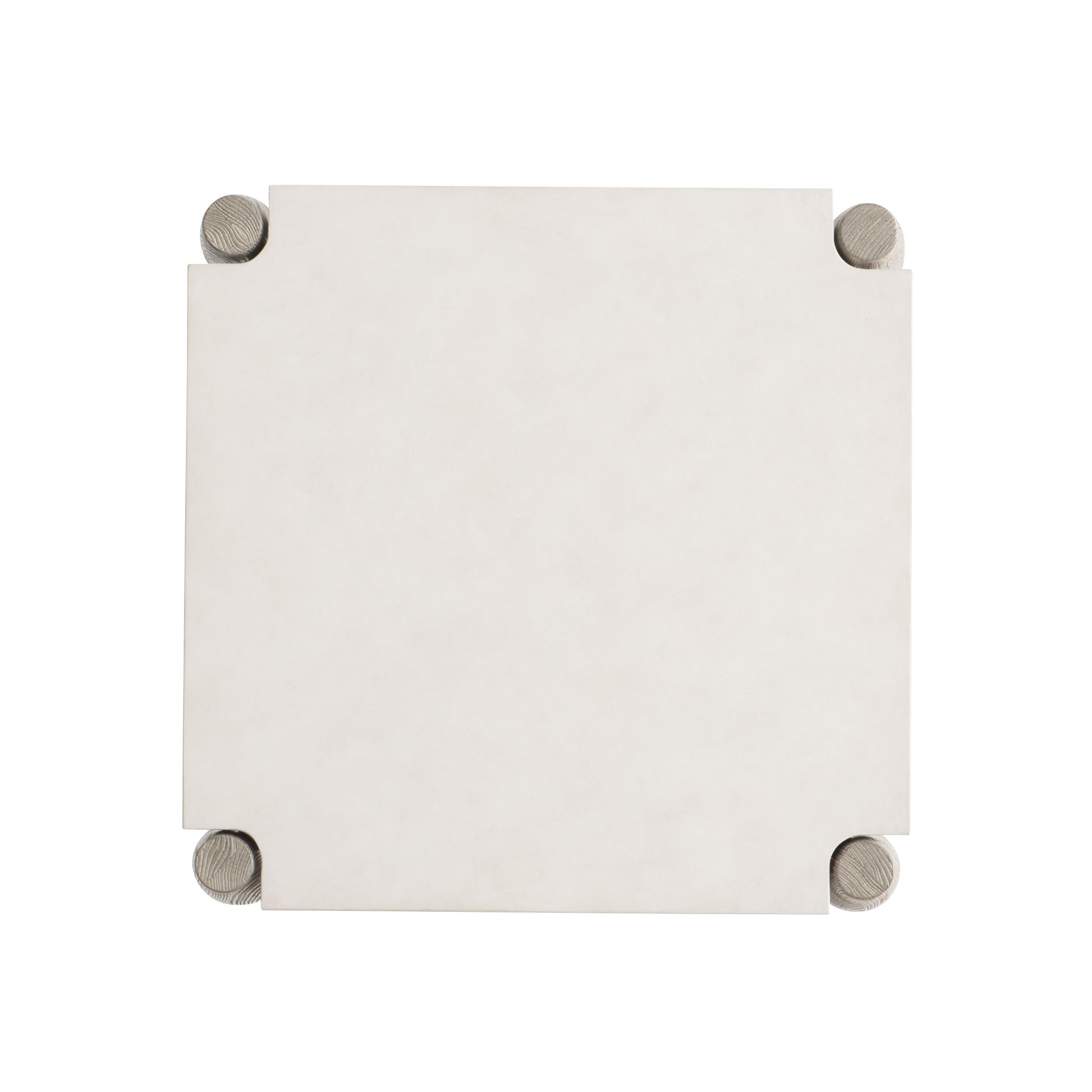 Ashbrook Vellum/Weathered Greige Side Table - Ornate Home