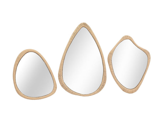 Ashby Natural Wall Mirror - Ornate Home