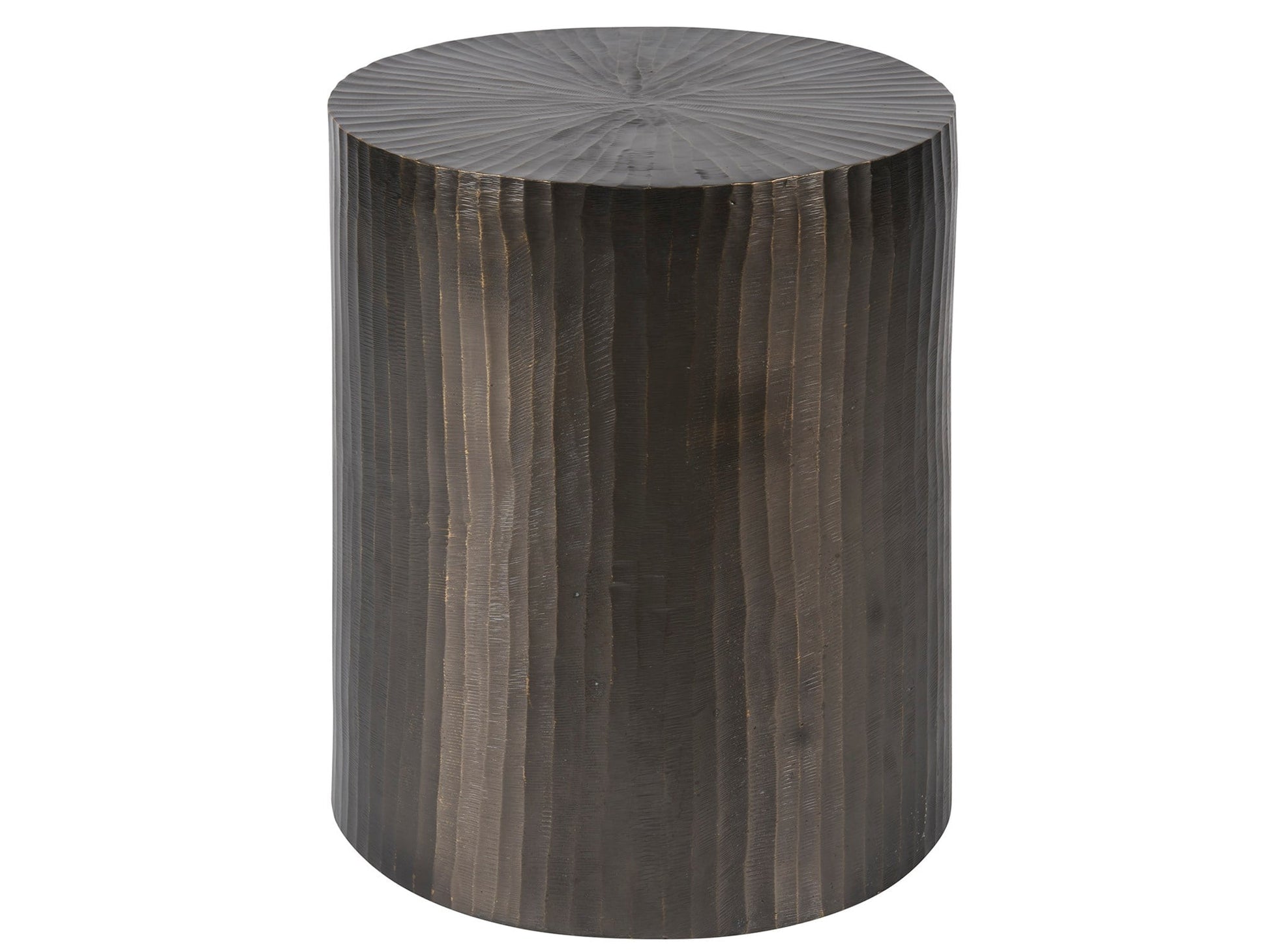 Asher Graphite Round End Table - Ornate Home