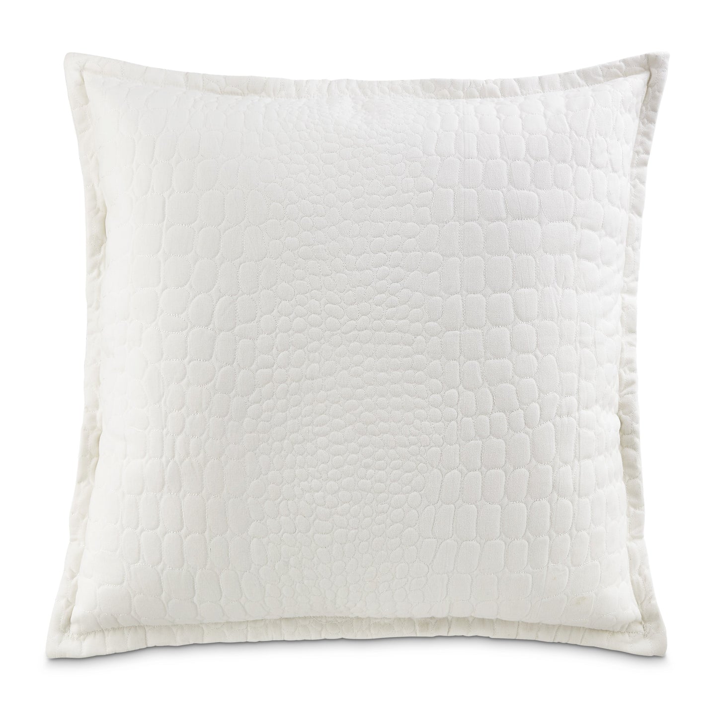 Ashworth White 26" Euro Sham - Ornate Home