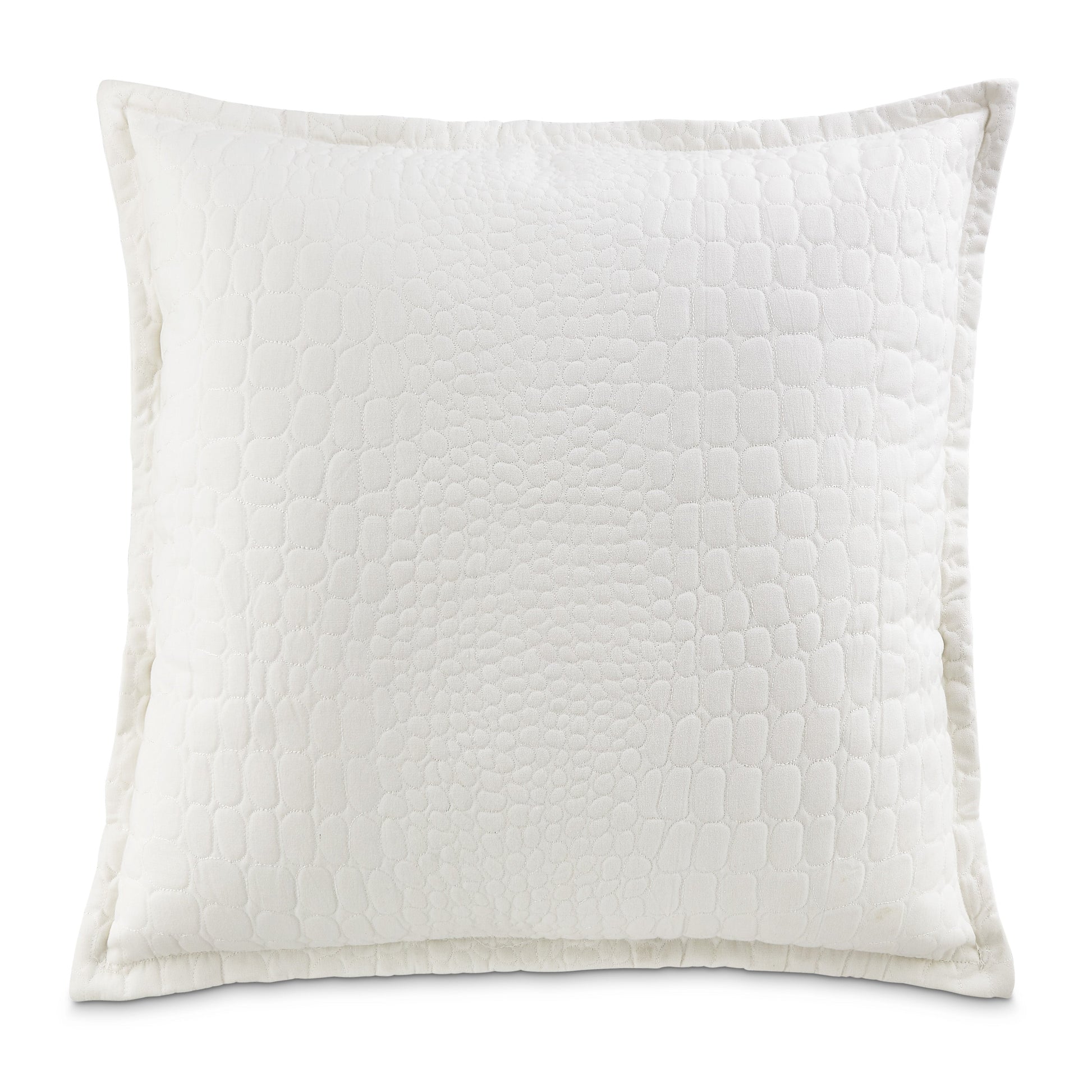 Ashworth White 26" Euro Sham - Ornate Home