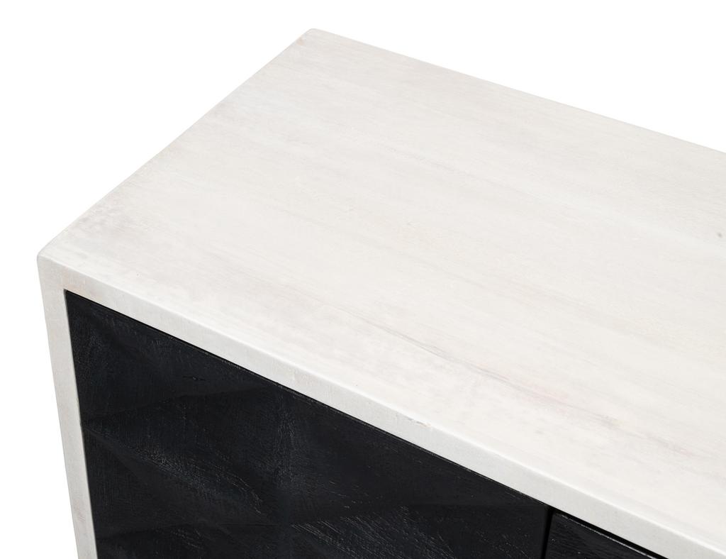 Asiger Black Four Door Sideboard - Ornate Home