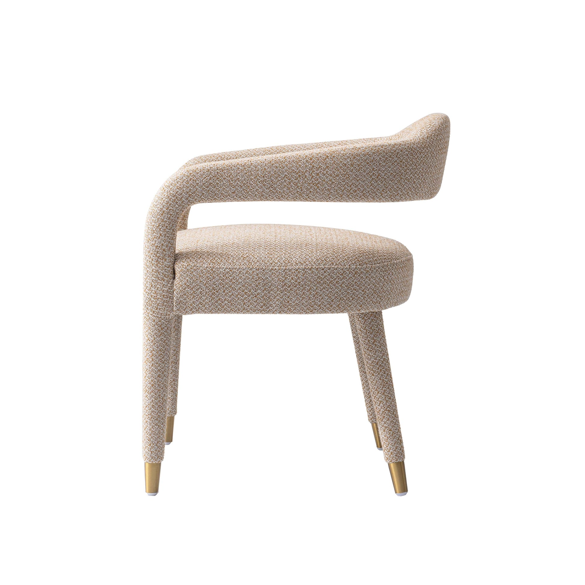 Aspen Dining Armchair in Gold Dust - Ornate Home