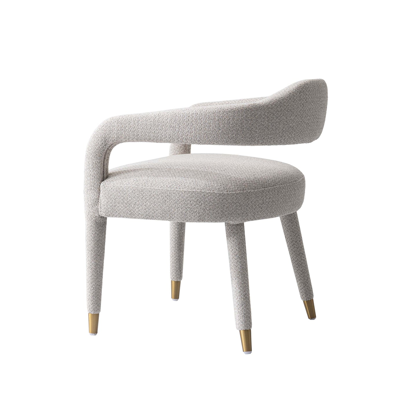Aspen Dining Armchair in Silver Lining - Ornate Home