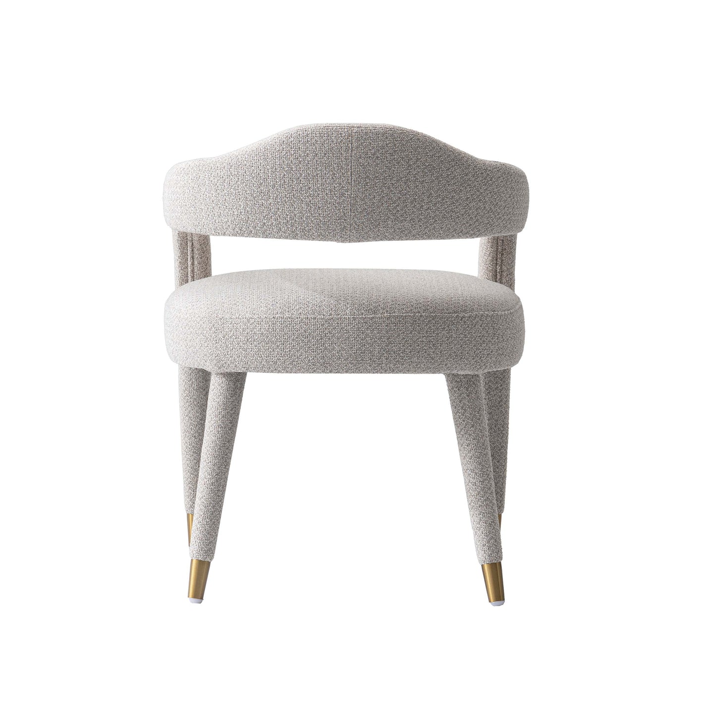 Aspen Dining Armchair in Silver Lining - Ornate Home