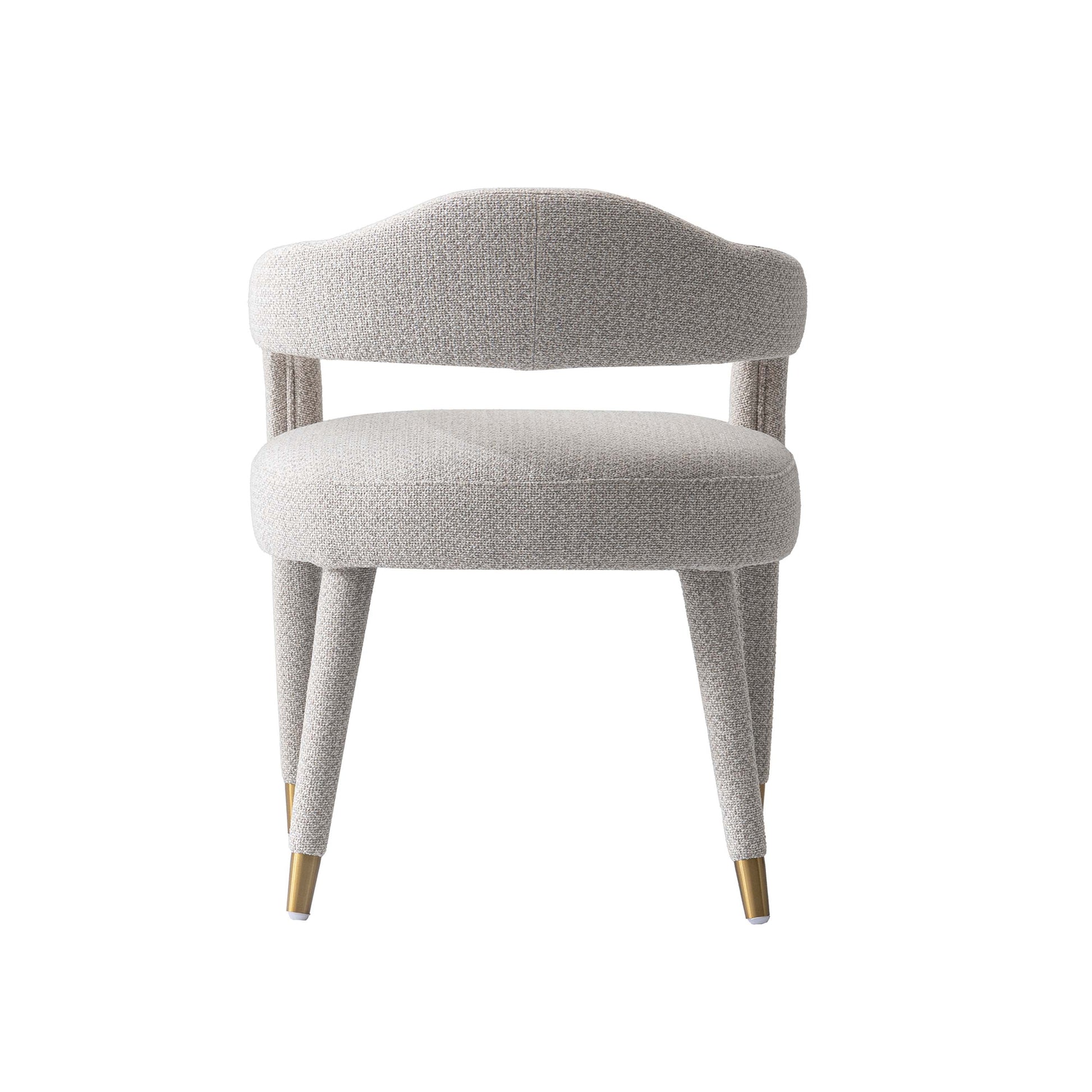Aspen Dining Armchair in Silver Lining - Ornate Home