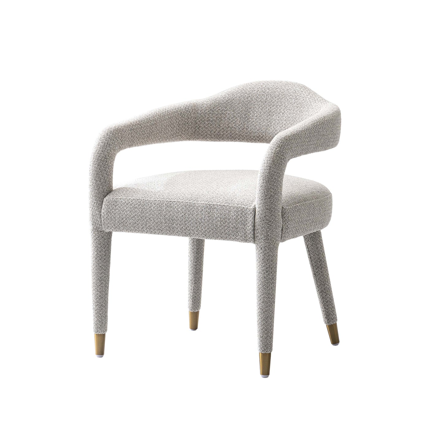 Aspen Dining Armchairs in Silver Lining (set of 2) - Ornate Home