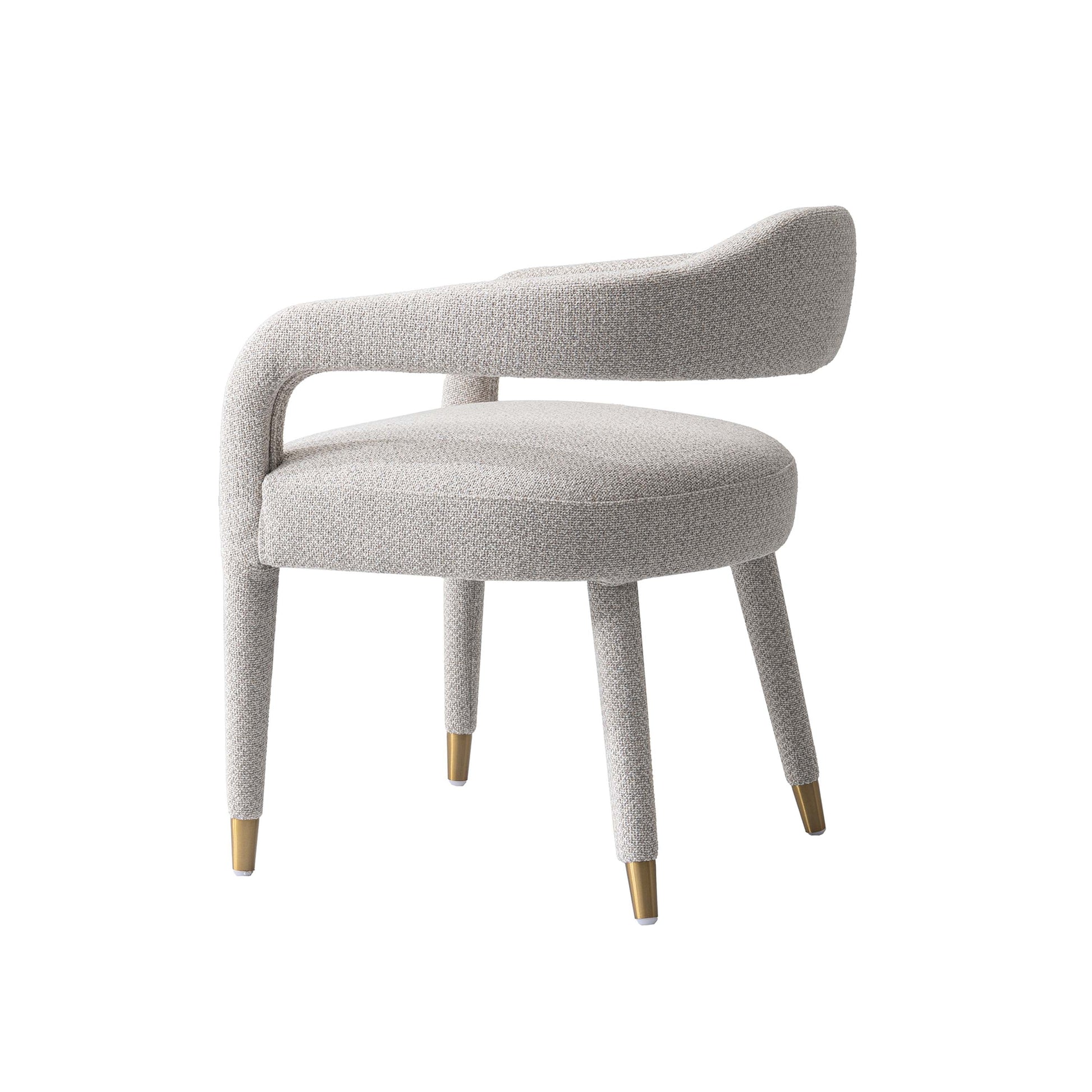 Aspen Dining Armchairs in Silver Lining (set of 2) - Ornate Home