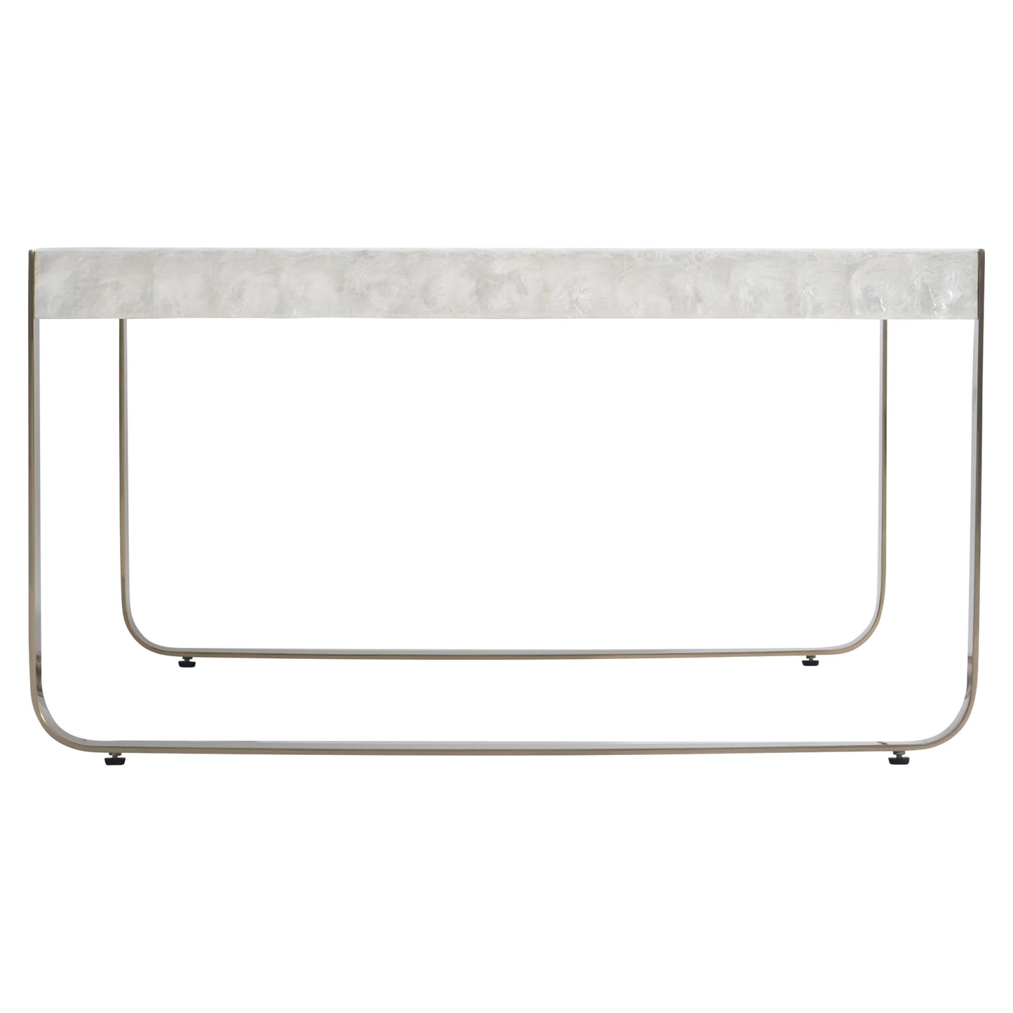 Aster Capiz/Brass Cocktail Table - Ornate Home
