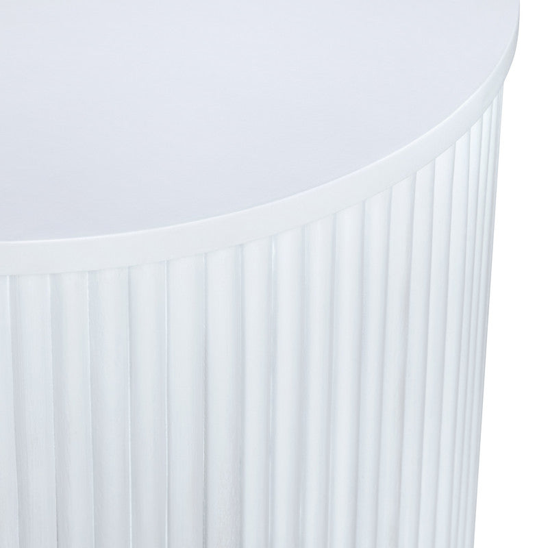 Astoria White Accent Table - Ornate Home