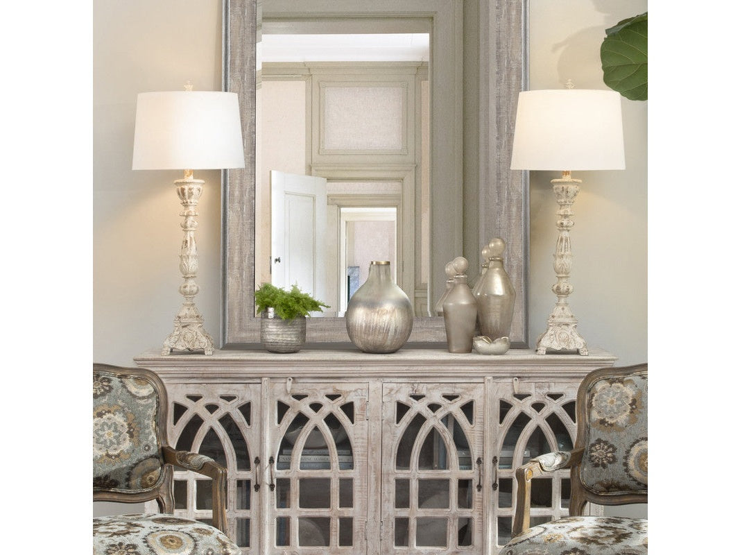 Astra Silver Large Vase (Set of 2) - Ornate Home