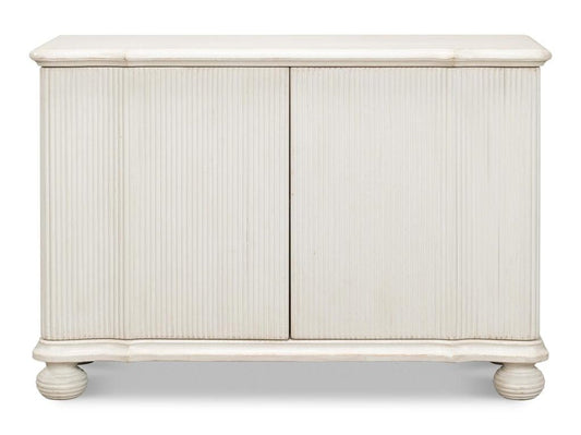 Astrid White Entrance Commode - Ornate Home
