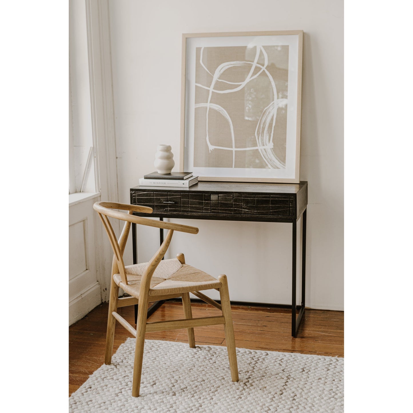 Atelier Black Desk - Ornate Home
