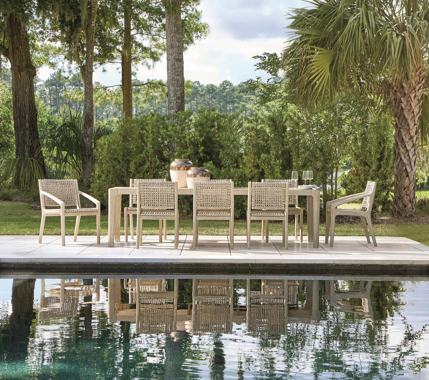 Atlas Sea Oat/Pampas Outdoor Arm Chair - Ornate Home