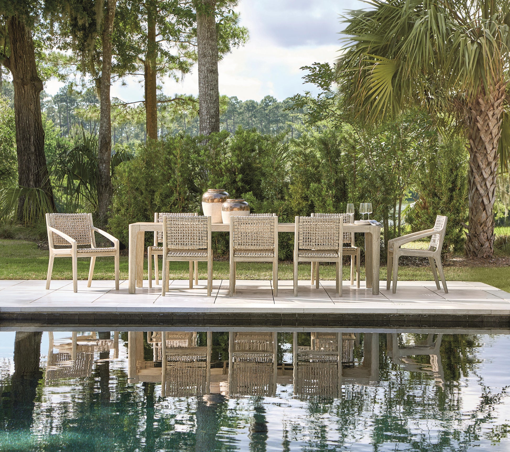 Atlas Sea Oat /Pampas Outdoor Arm Chair - Ornate Home