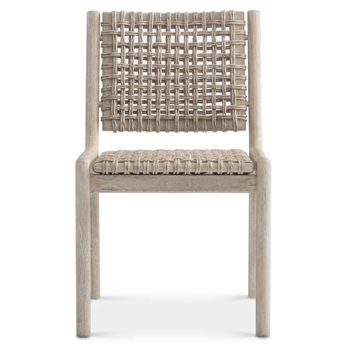 Atlas Sea Oat/Pampas Outdoor Side Chair (Teak Frame) - Ornate Home