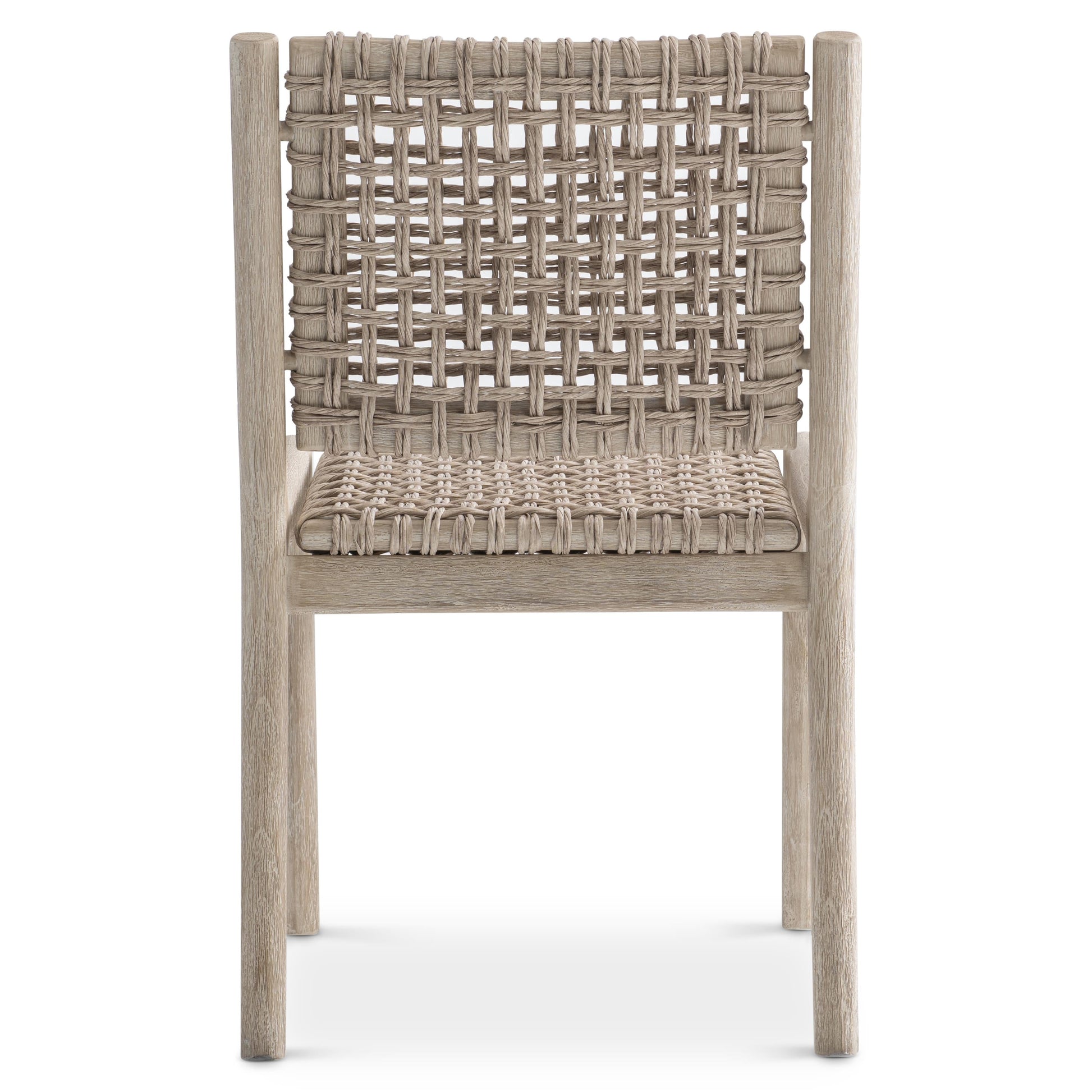 Atlas Sea Oat/Pampas Outdoor Side Chair (Teak Frame) - Ornate Home