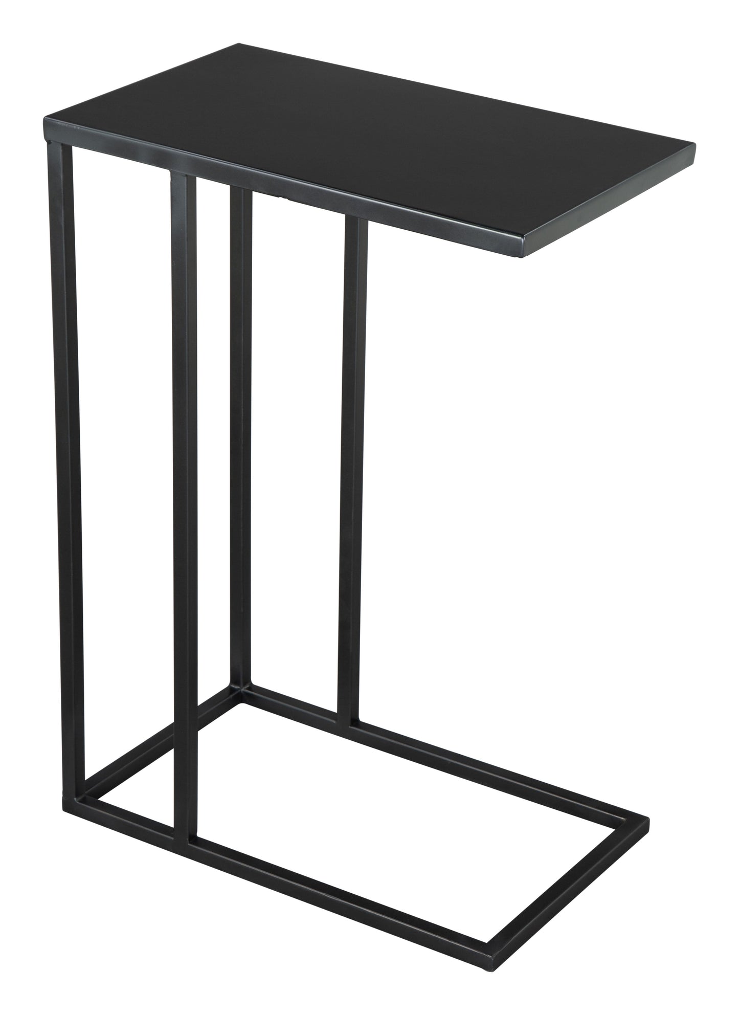 Atom Black Side Table - Ornate Home