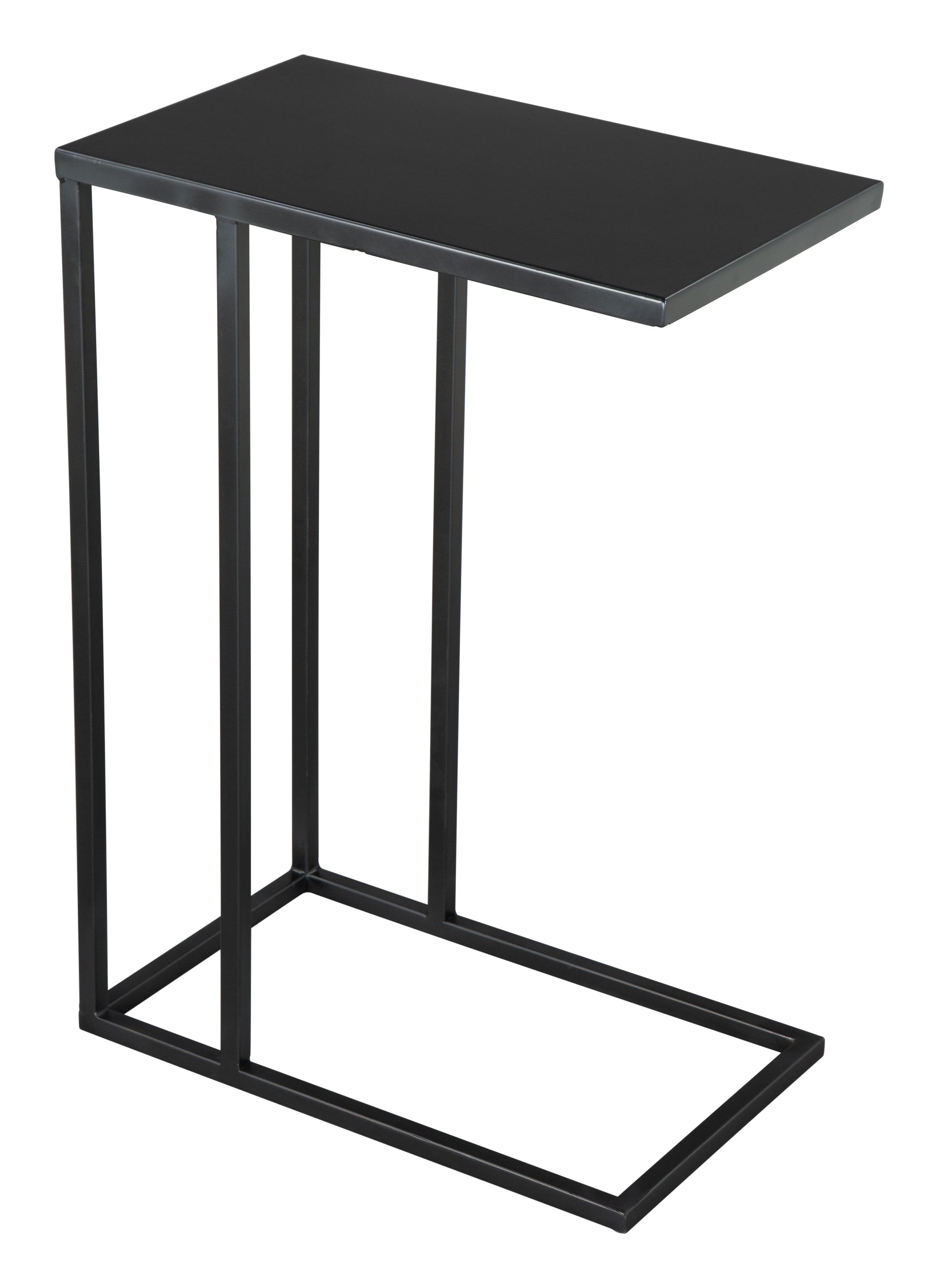 Atom Black Side Table - Ornate Home