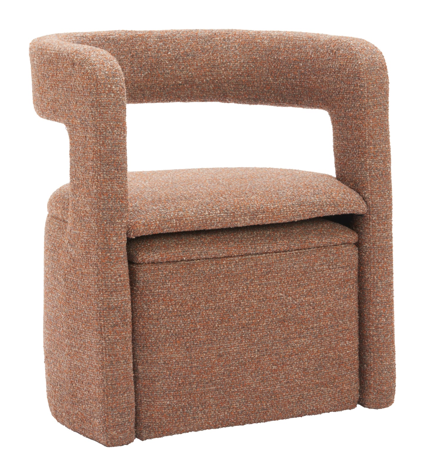 Atria Tawny Brown Accent Chair & Ottoman - Ornate Home
