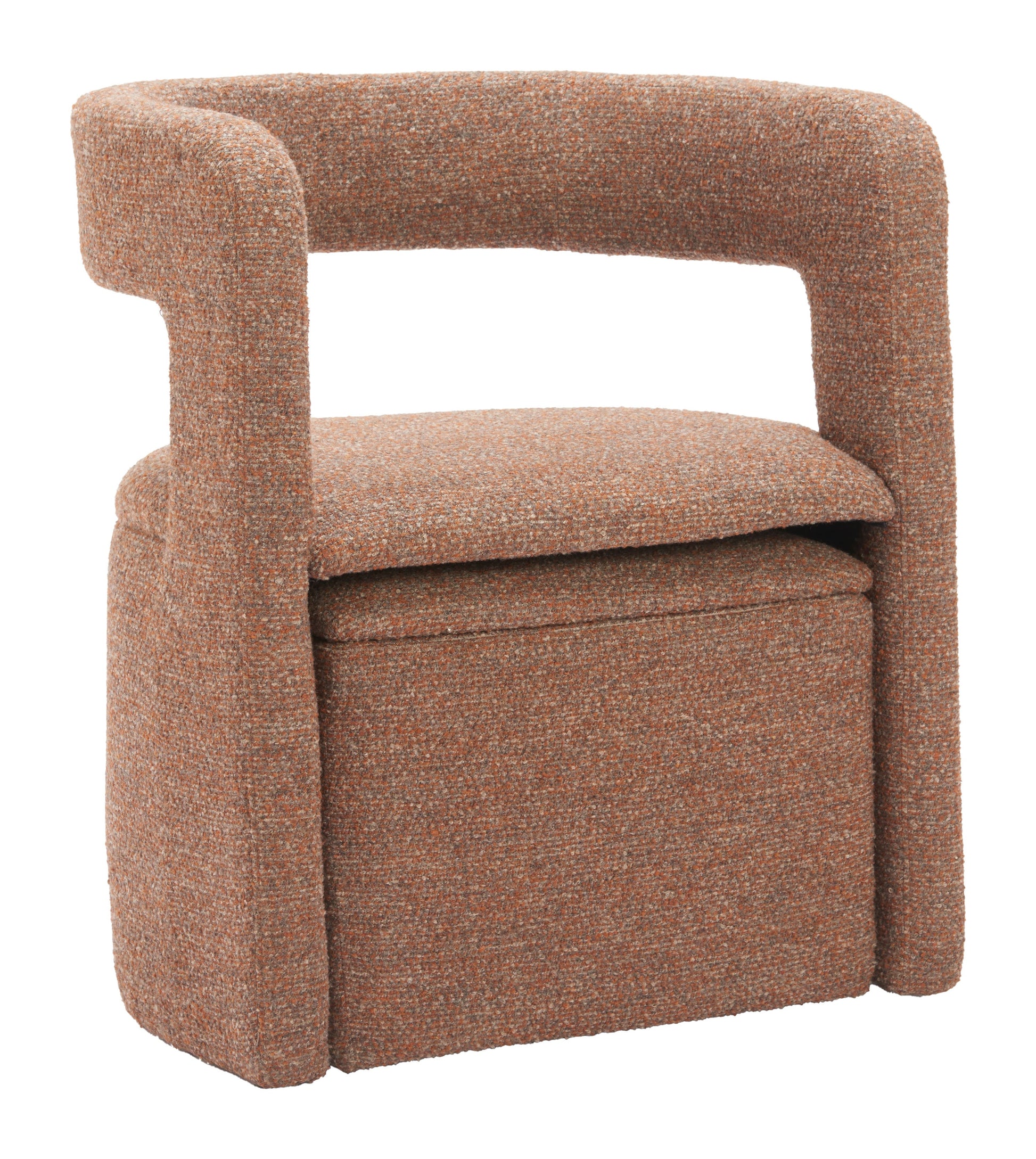 Atria Tawny Brown Accent Chair & Ottoman - Ornate Home