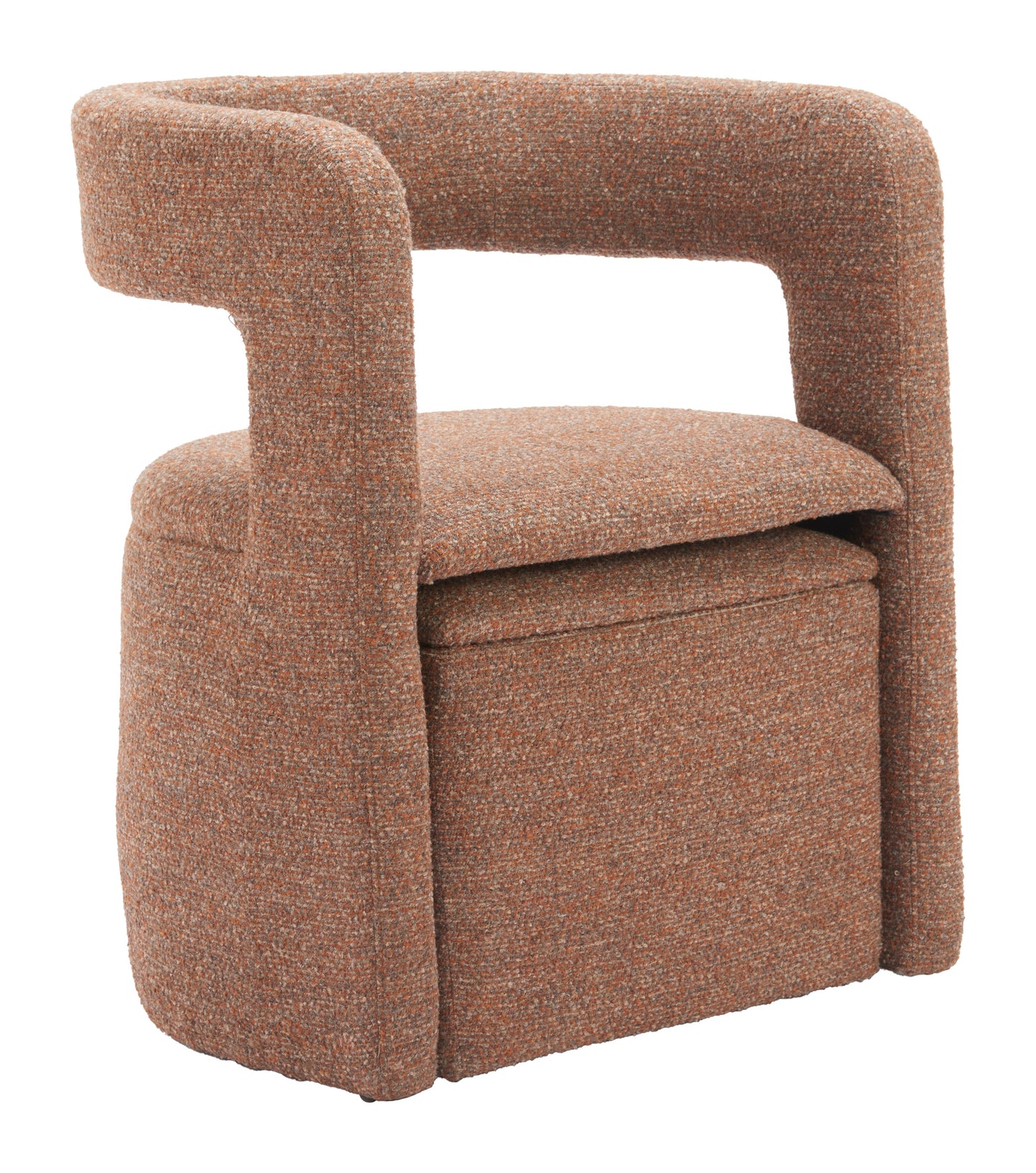 Atria Tawny Brown Accent Chair & Ottoman - Ornate Home