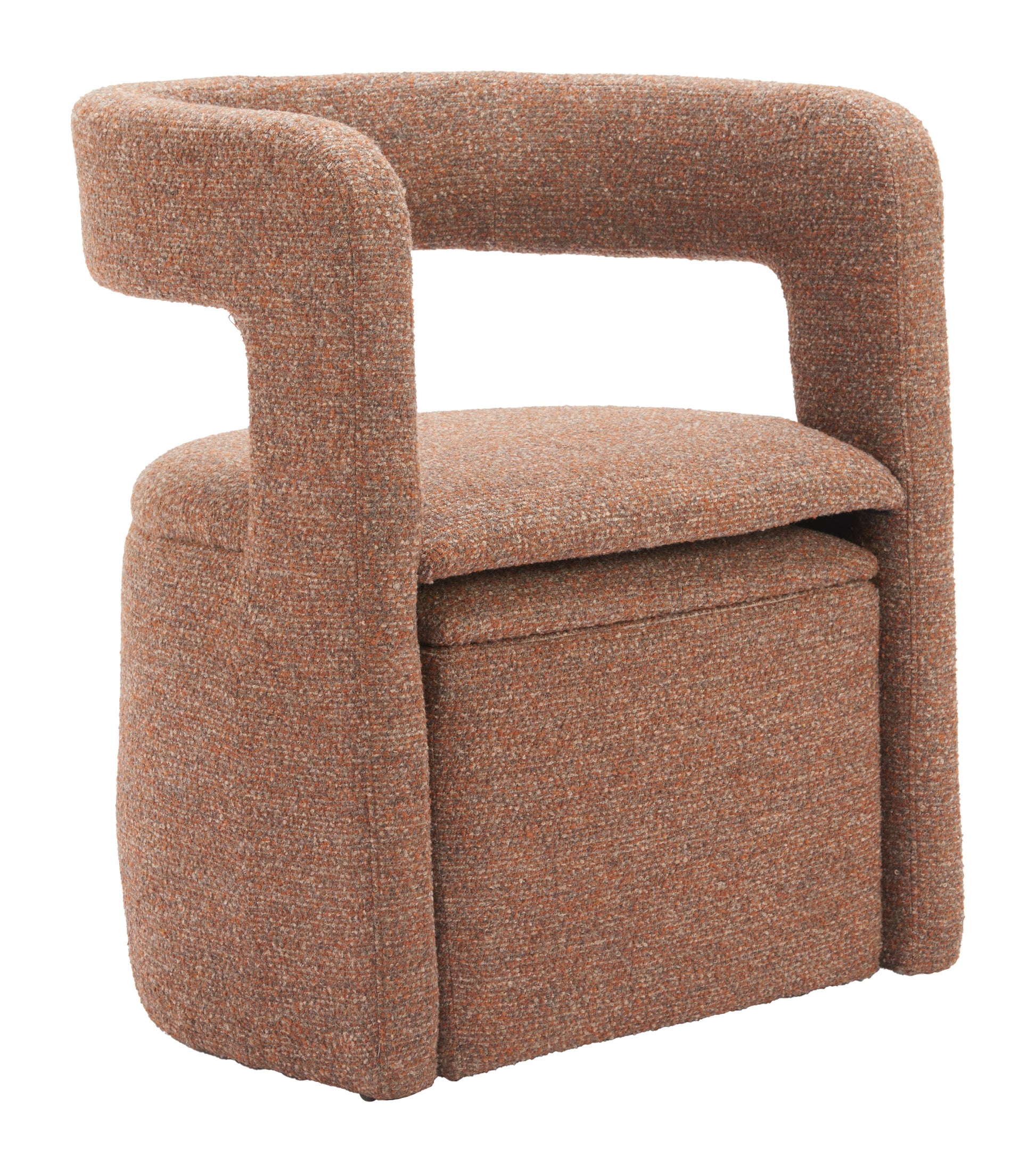 Atria Tawny Brown Accent Chair & Ottoman - Ornate Home