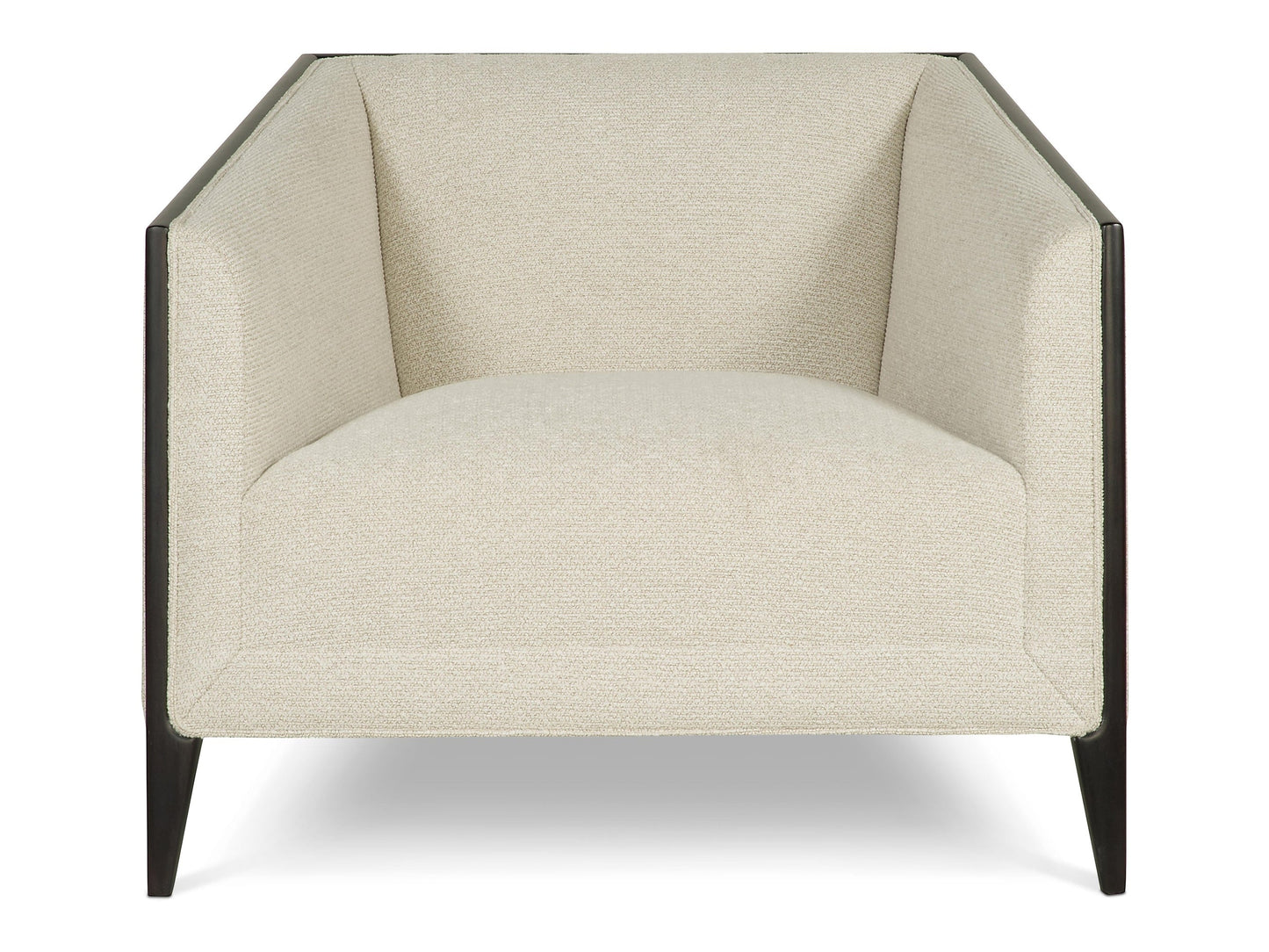 Aubree White/Cream Fabric Chair - Ornate Home