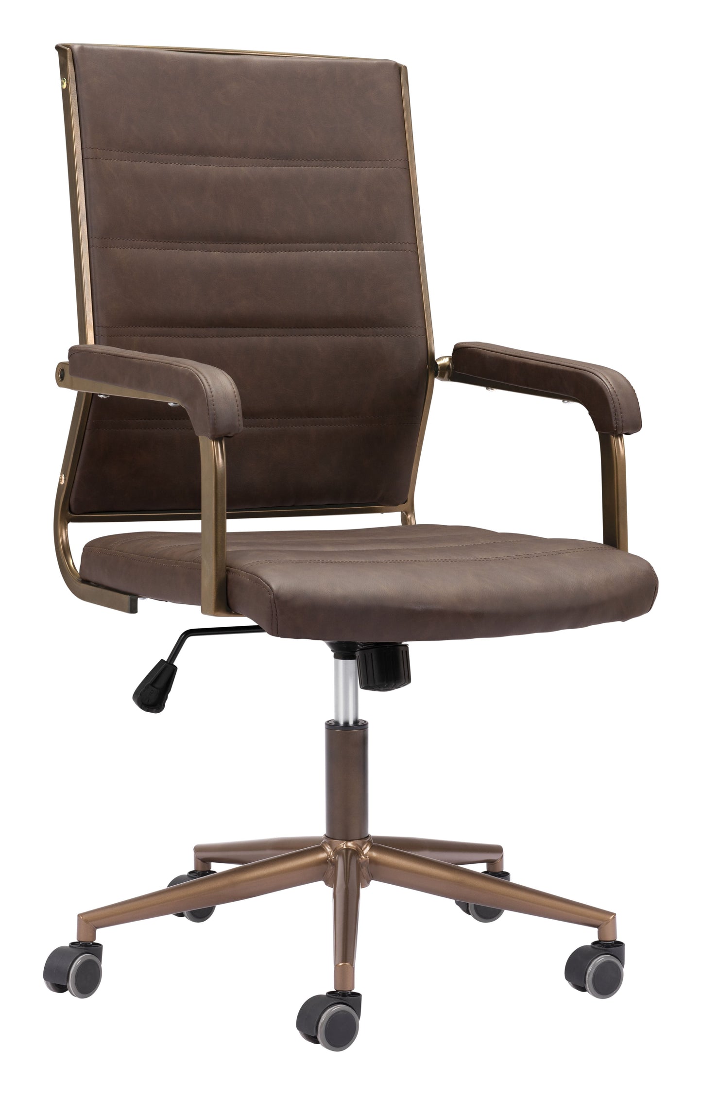 Auction Espresso Office Chair - Ornate Home