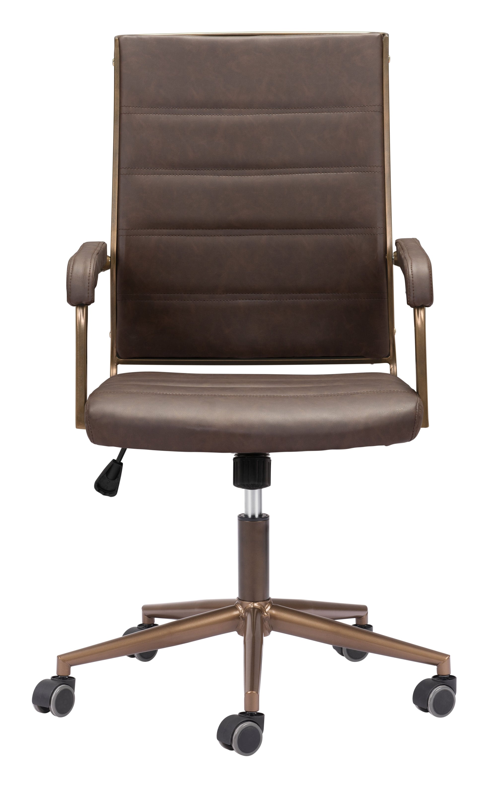 Auction Espresso Office Chair - Ornate Home