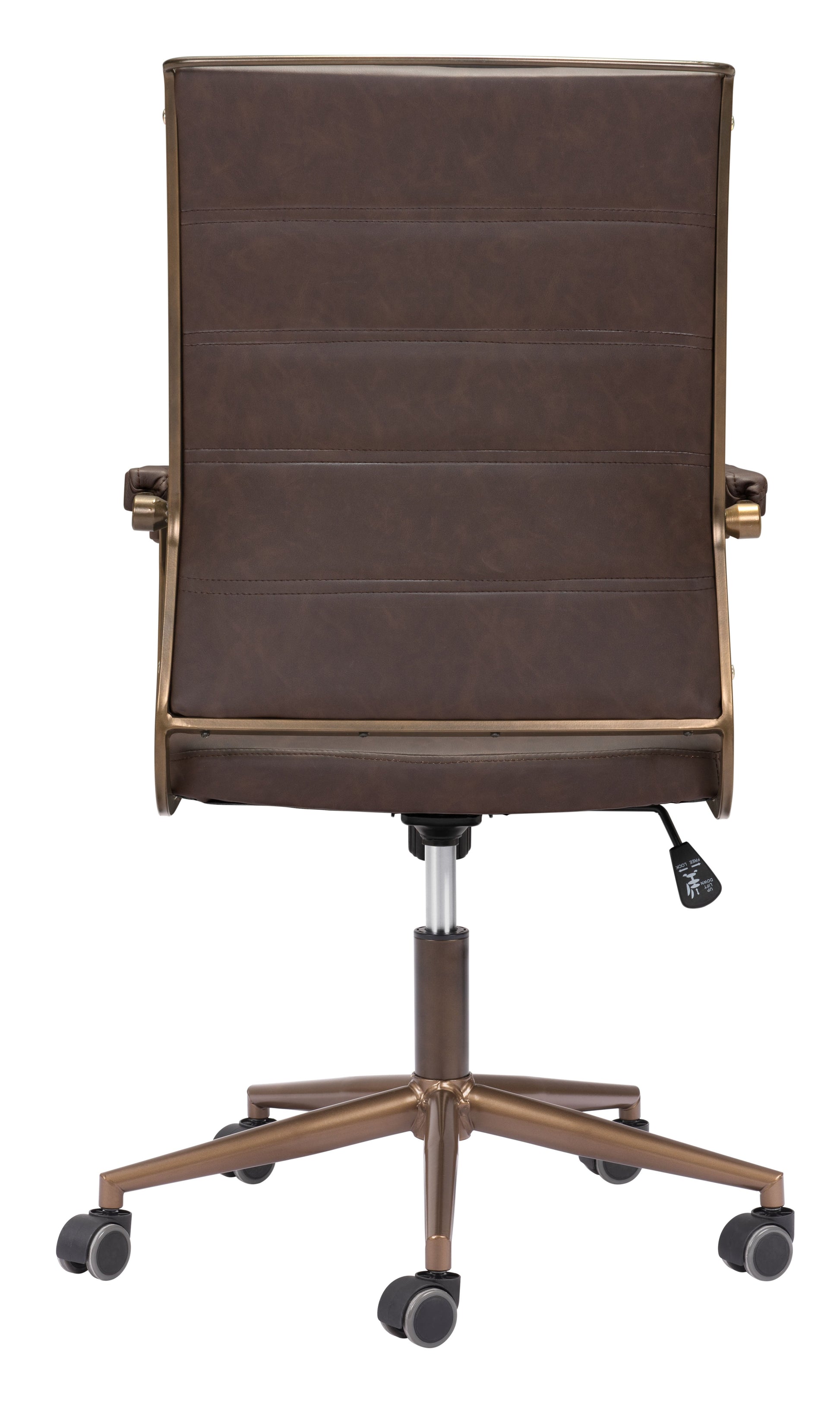 Auction Espresso Office Chair - Ornate Home