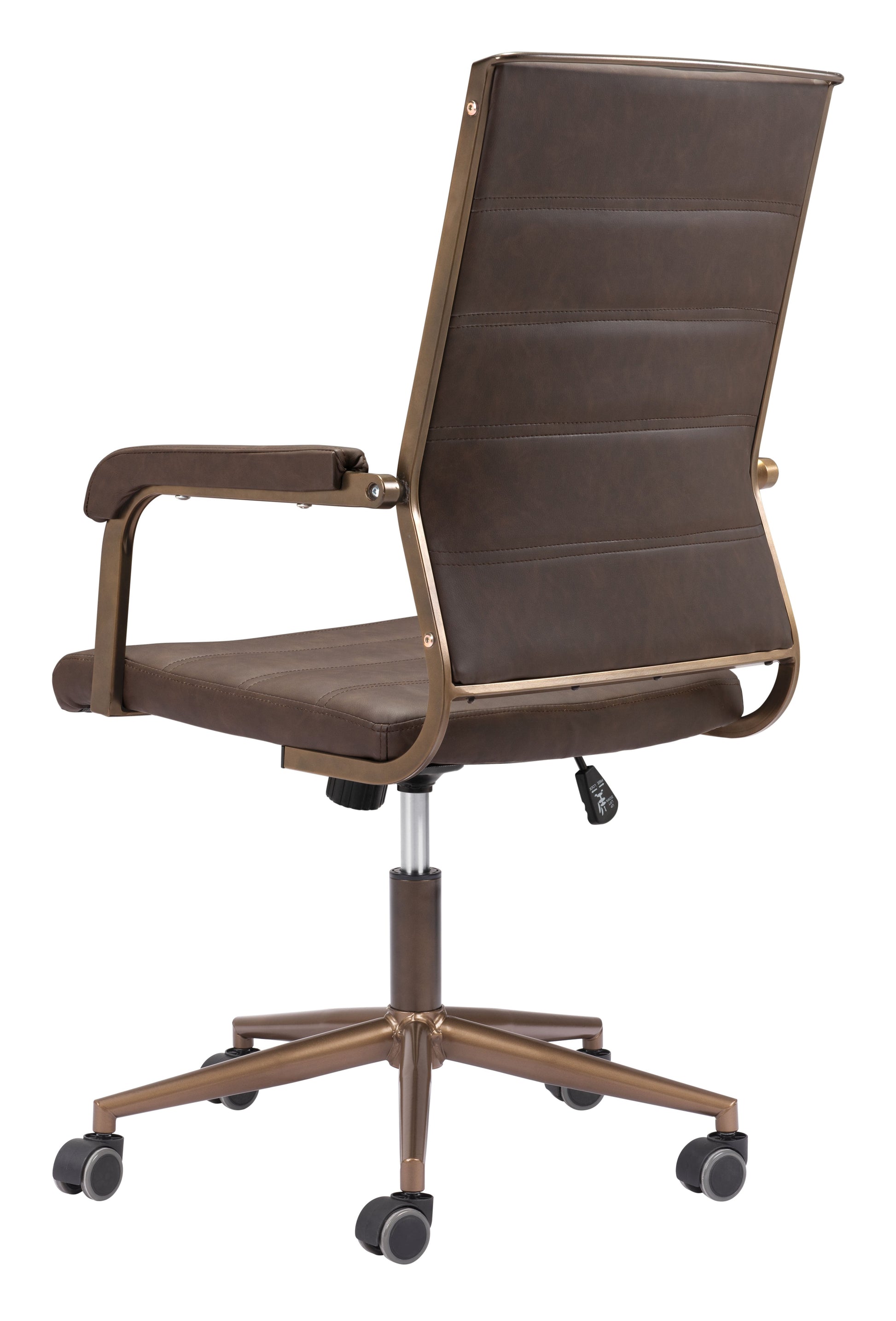 Auction Espresso Office Chair - Ornate Home