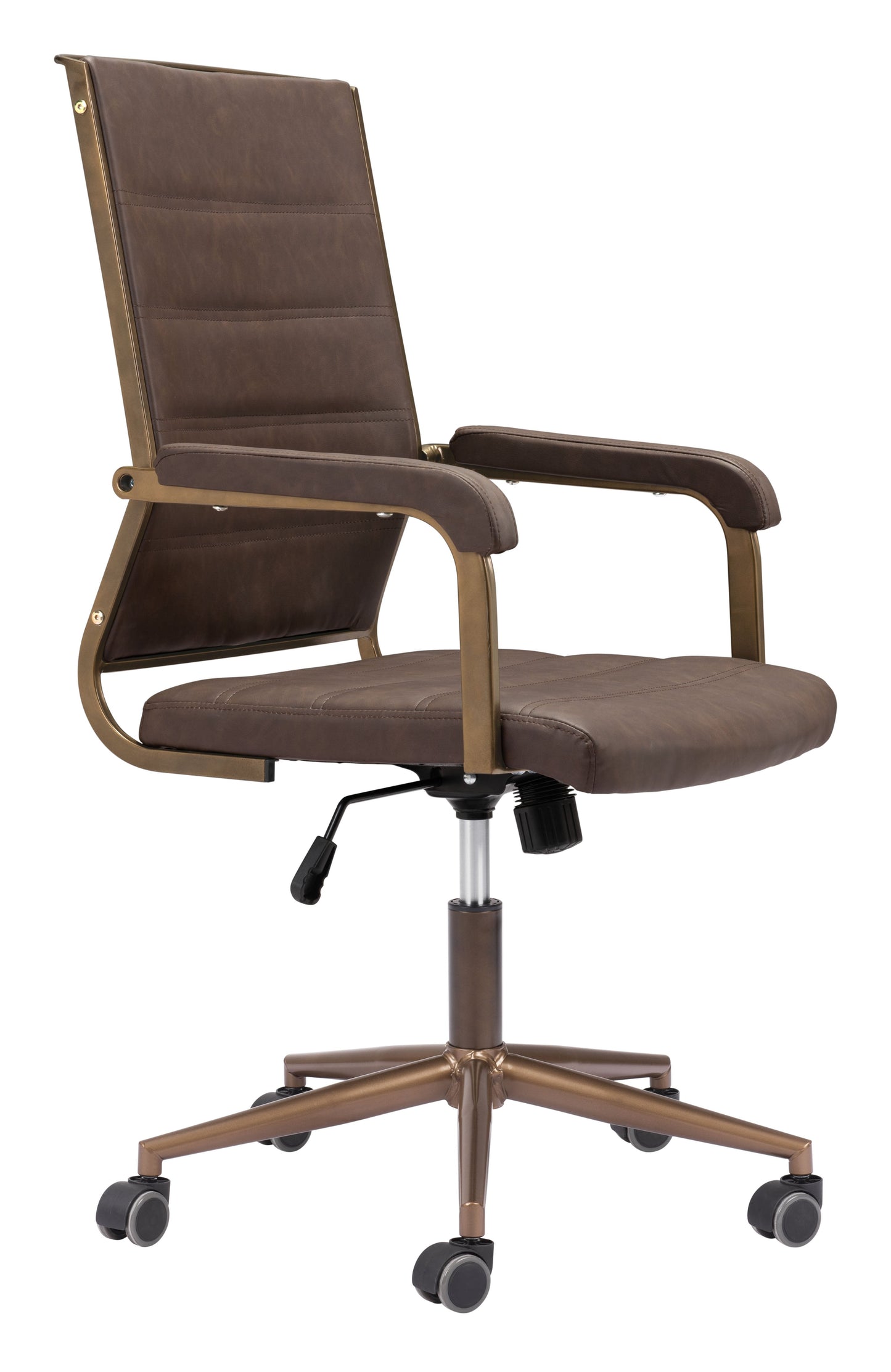 Auction Espresso Office Chair - Ornate Home