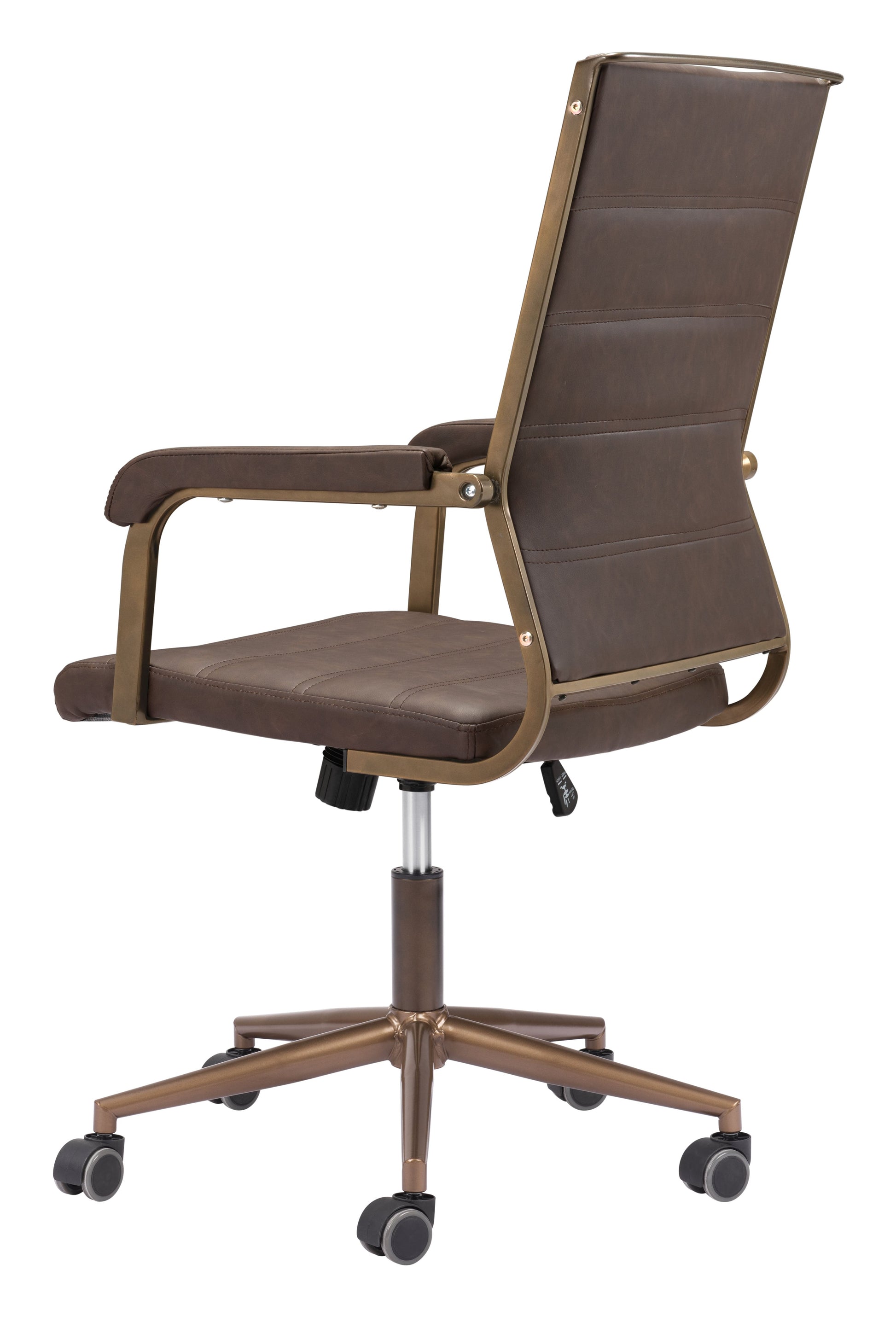 Auction Espresso Office Chair - Ornate Home