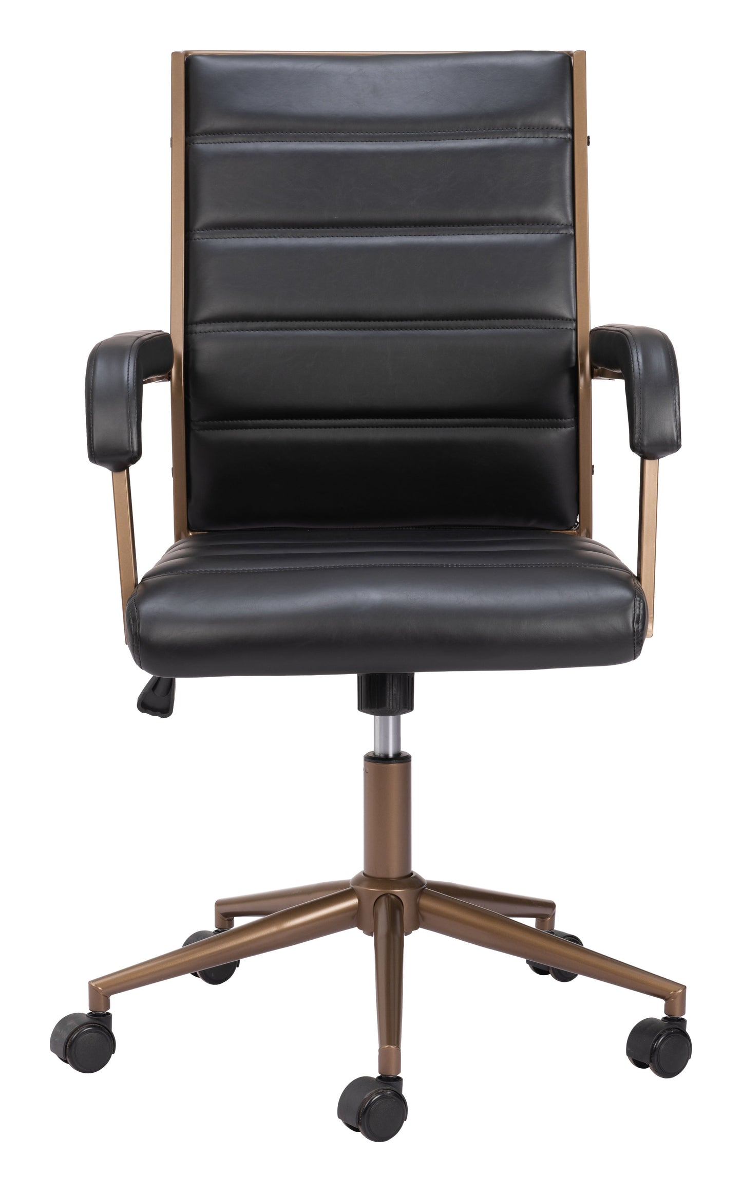 Auction Vintage Black Office Chair - Ornate Home