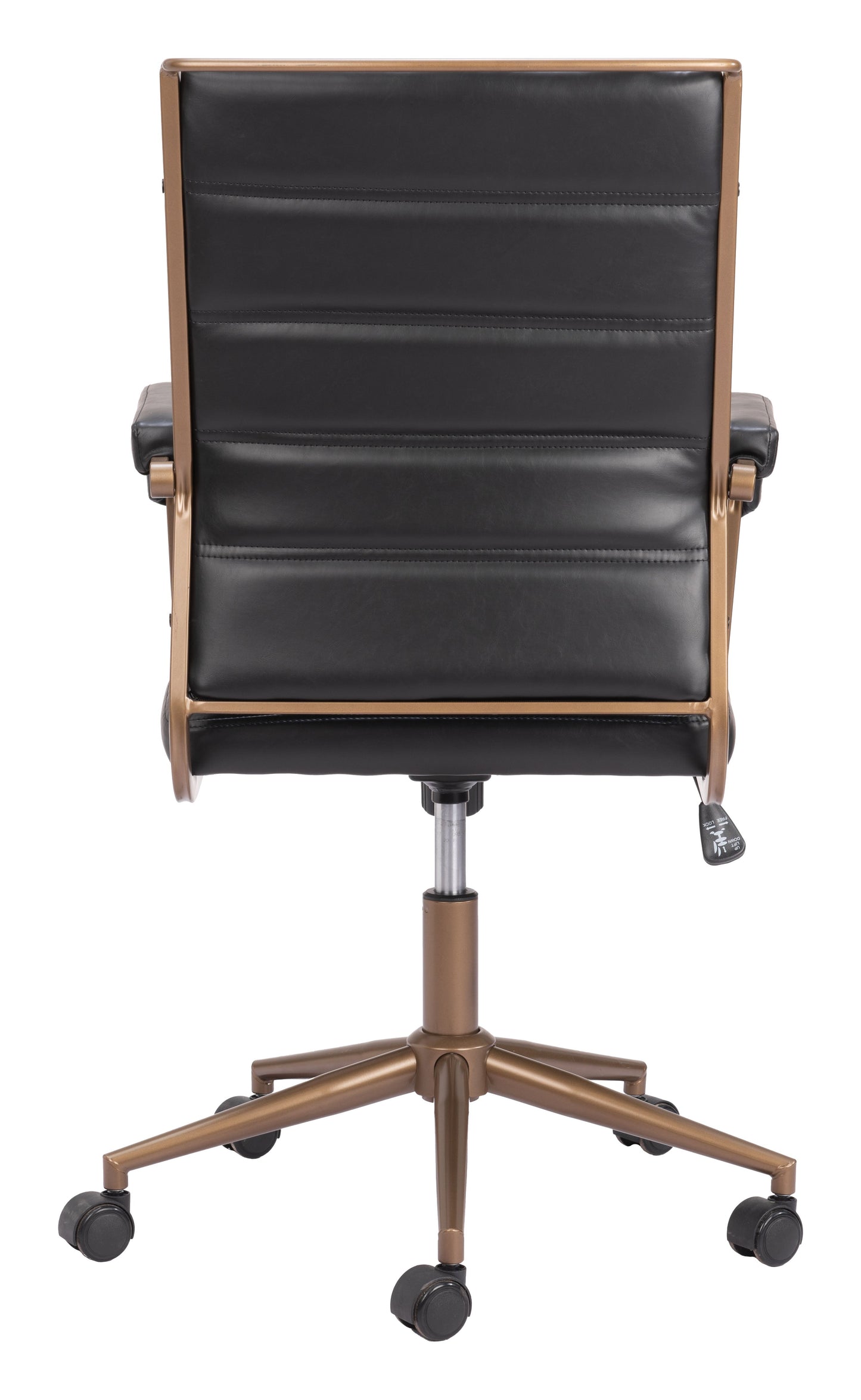 Auction Vintage Black Office Chair - Ornate Home