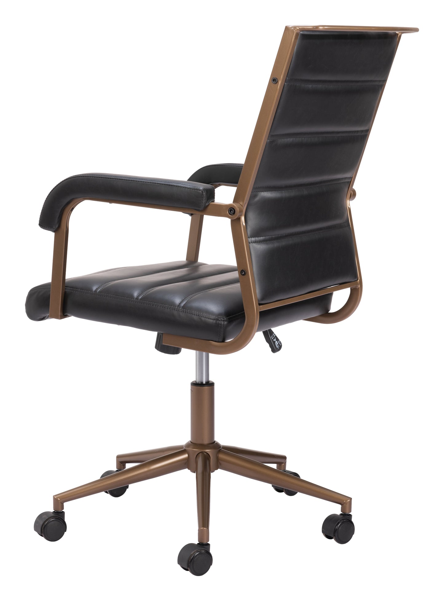 Auction Vintage Black Office Chair - Ornate Home
