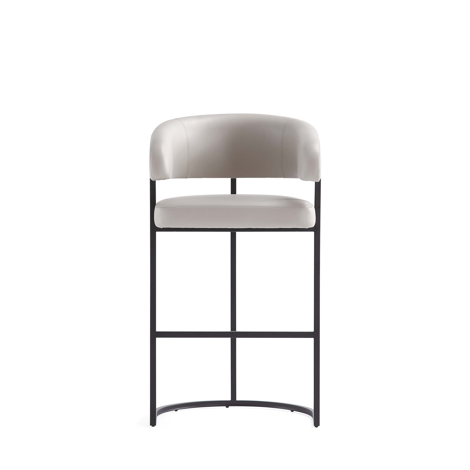 Augusta Barstool in Light Grey - Ornate Home