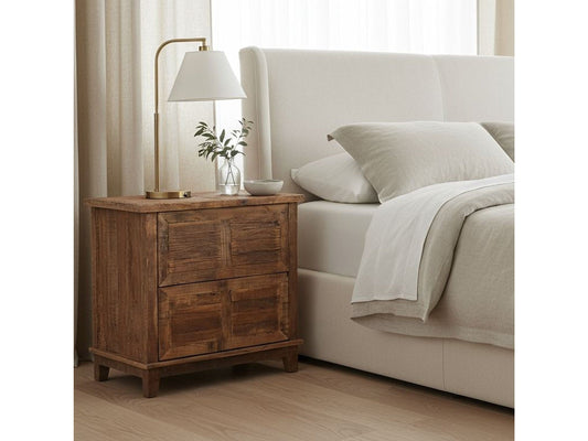 Augusta Brown Nightstand - Ornate Home