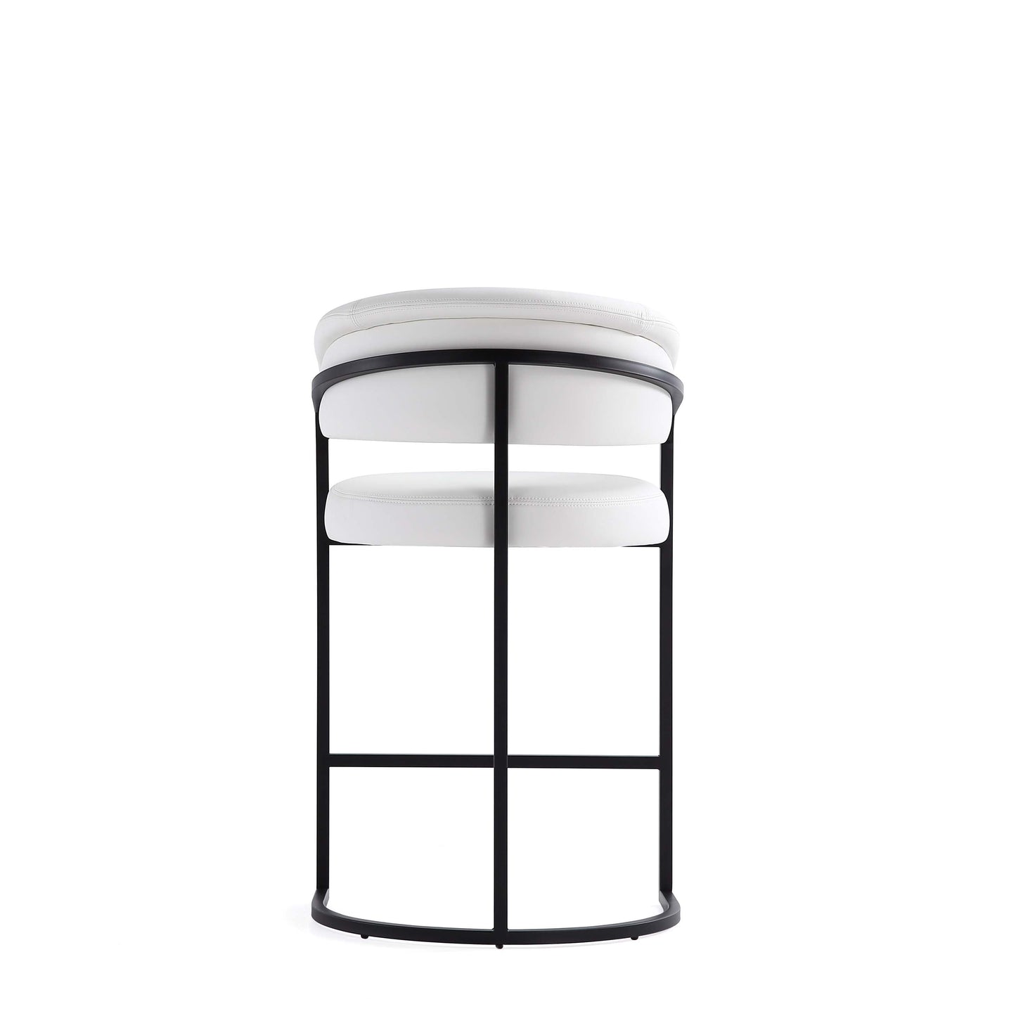 Augusta Counter Stool in White - Ornate Home