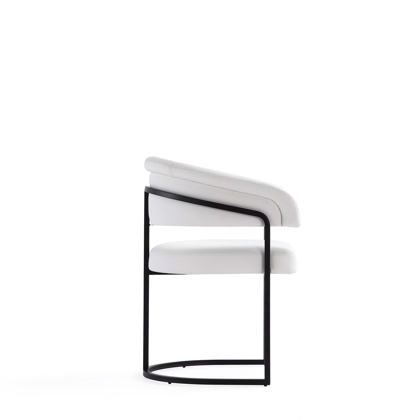 Augusta Dining Chair in White - Ornate Home