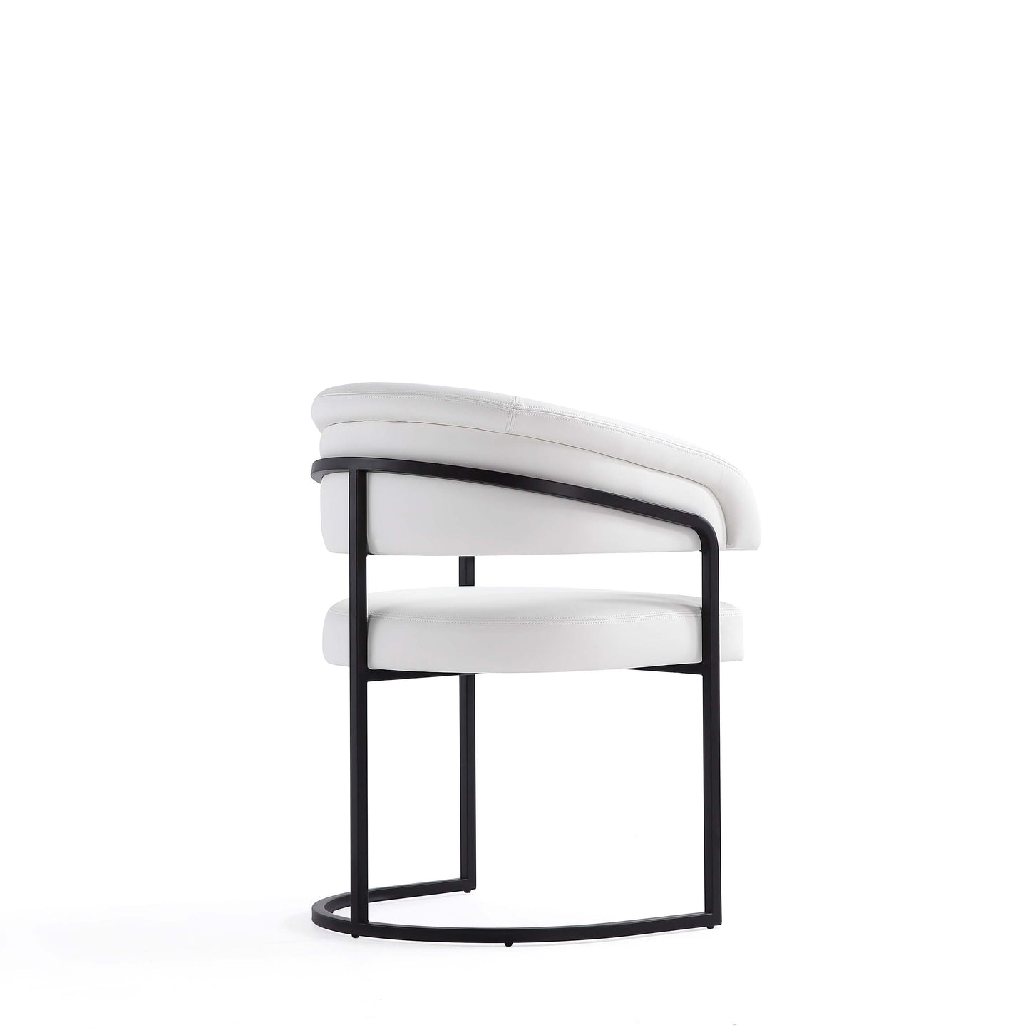 Augusta Dining Chair in White - Ornate Home
