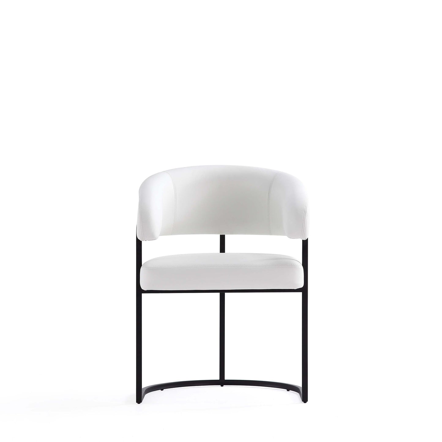 Augusta Dining Chair in White (set of 2) - Ornate Home
